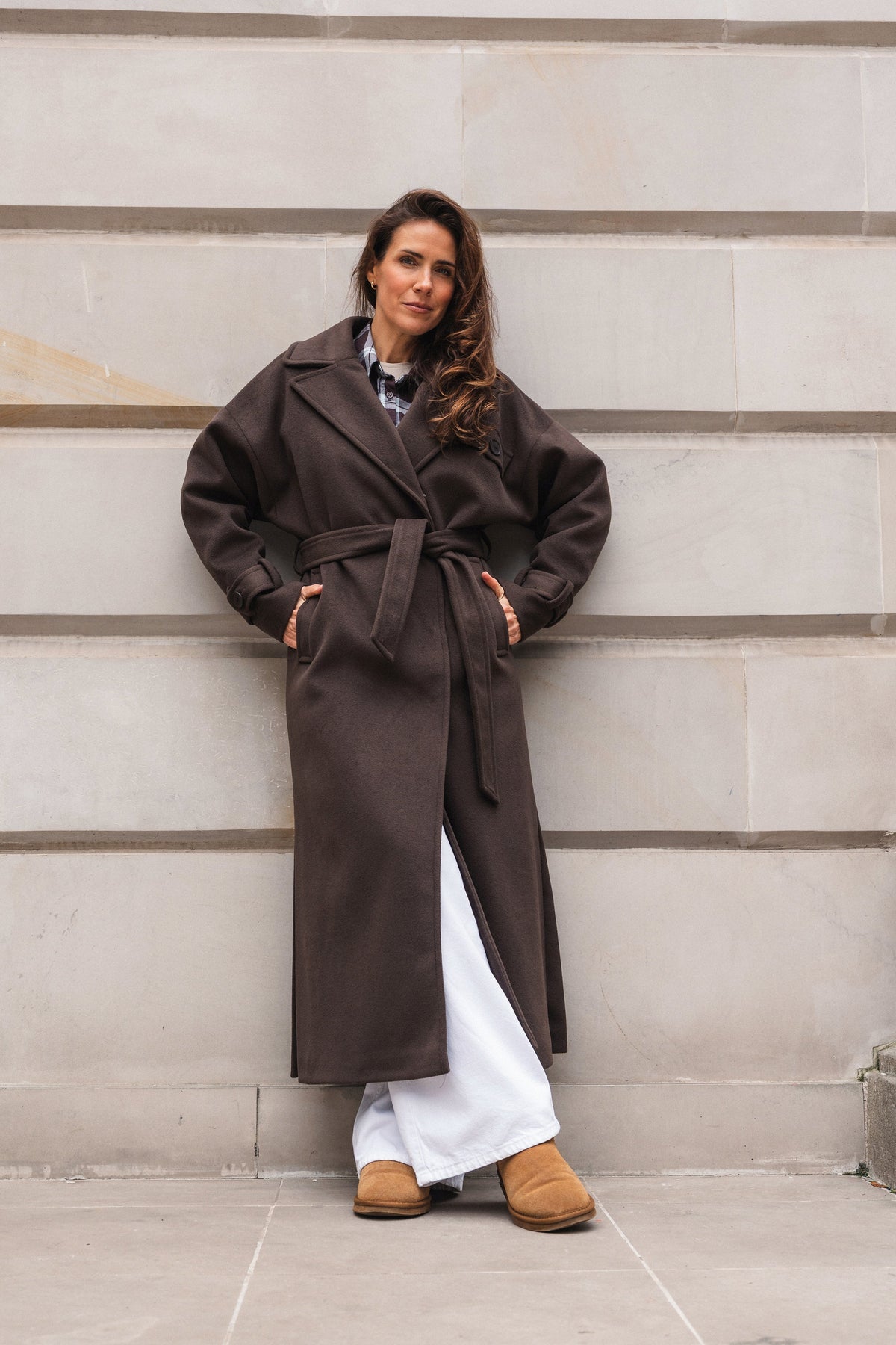 SALMA chocolate coat