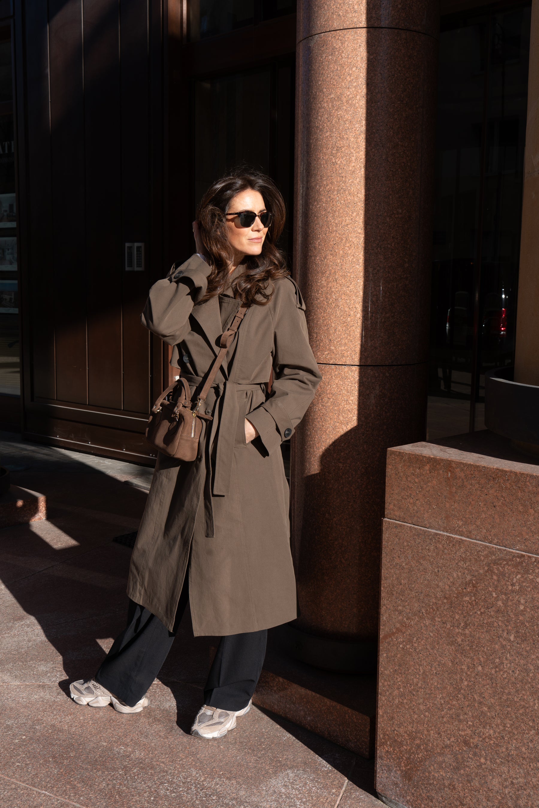 Trencz AMANDA oliwkowy 2.0