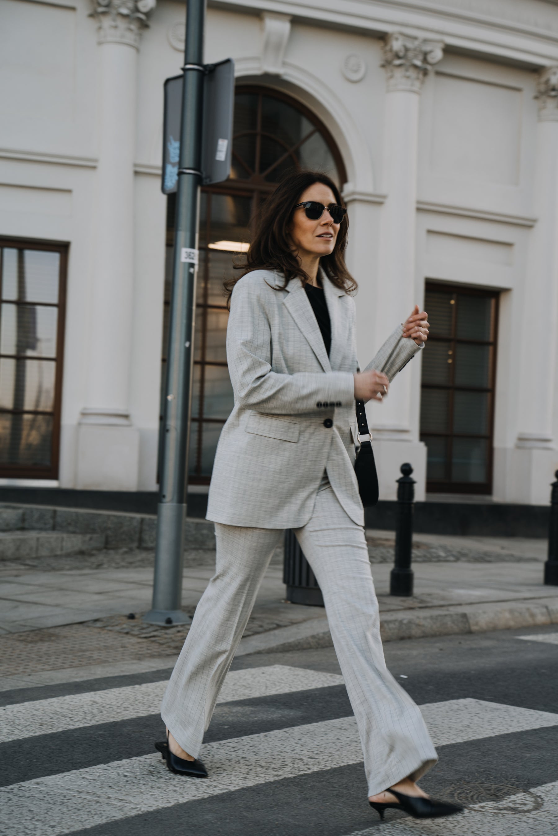 Marynarka ALISON beżowa w paski