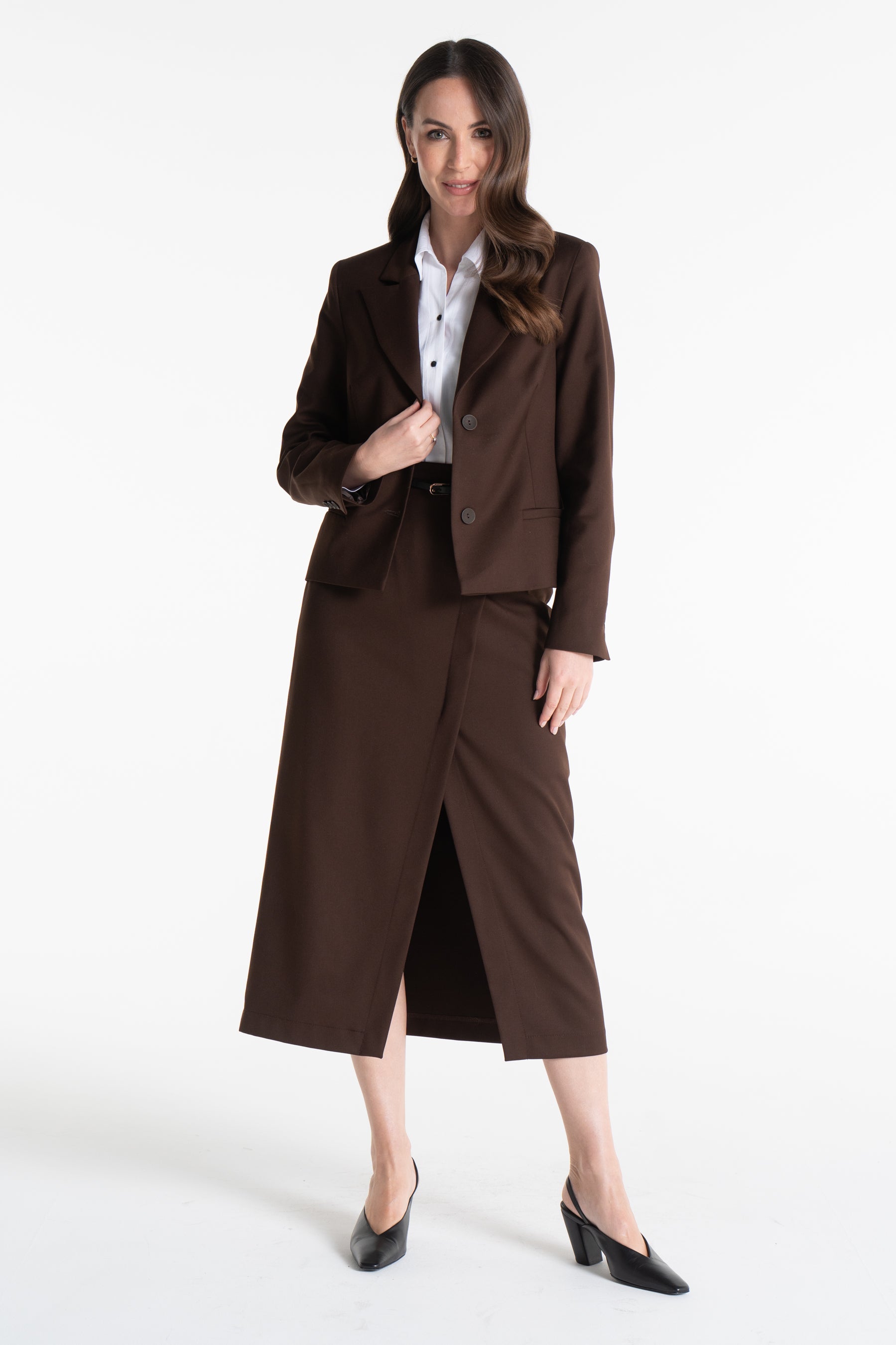 Marynarka HARPER czekoladowa