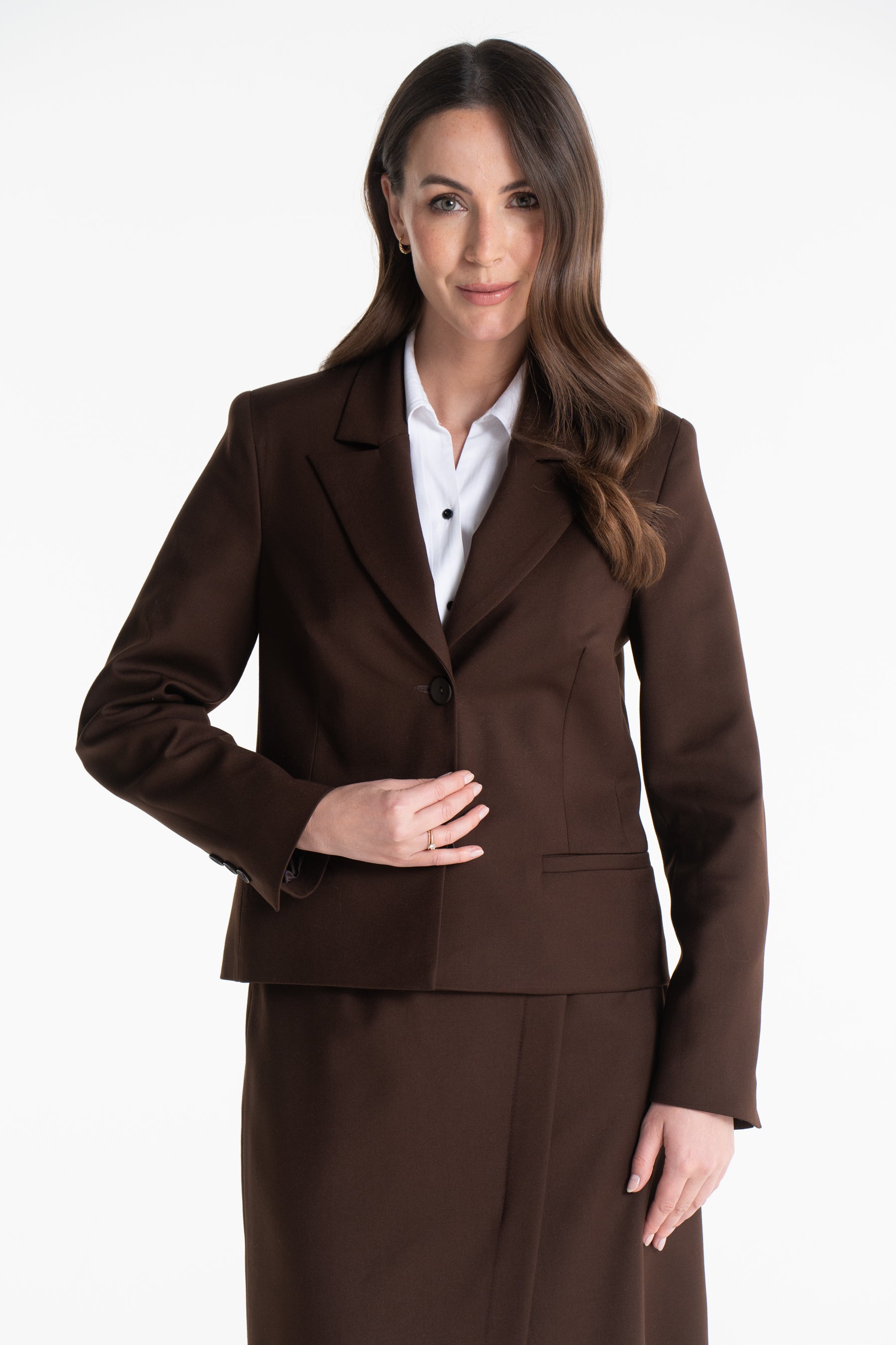 Marynarka HARPER czekoladowa