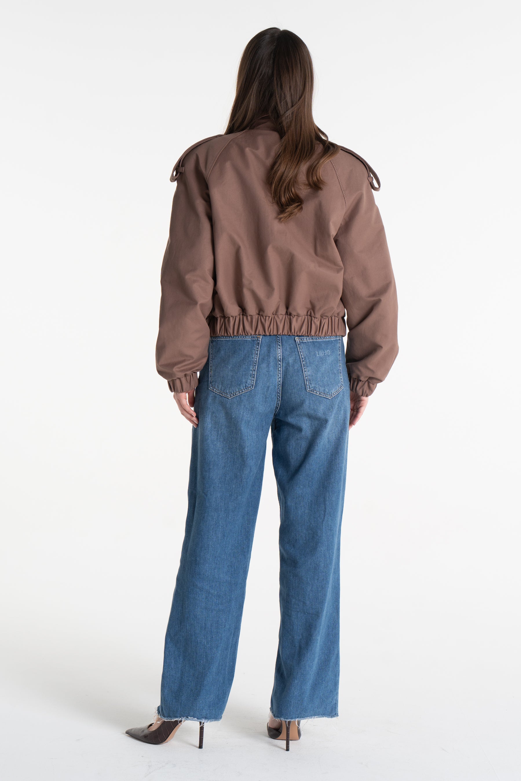 Trencz ELLIOT jasna czekolada