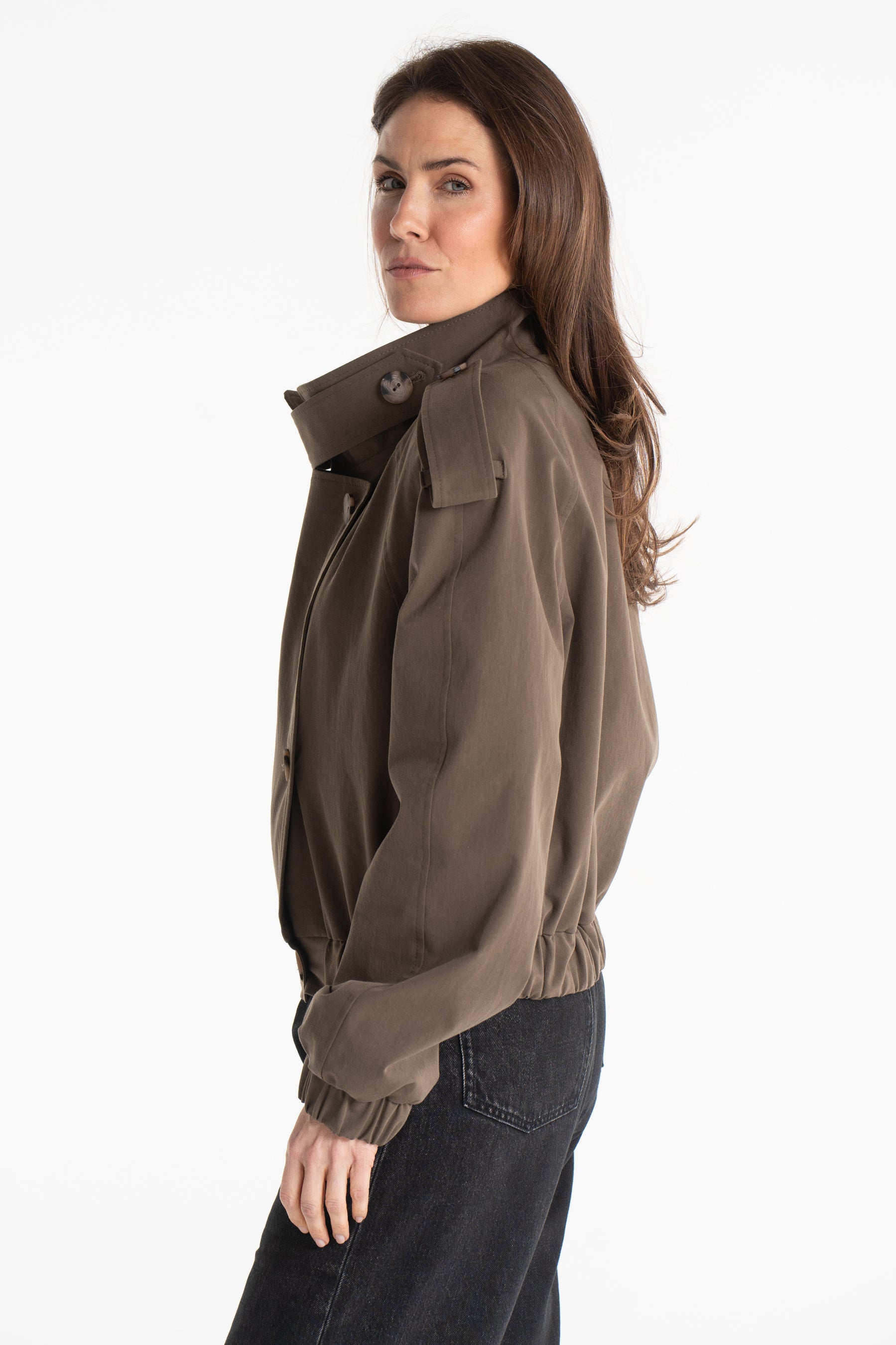 Trencz ELLIOT oliwkowy