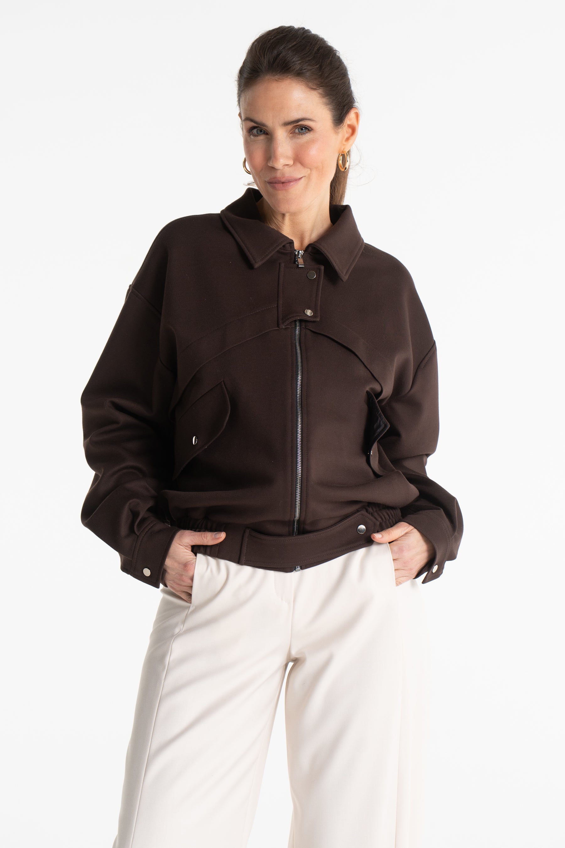 Kurtka AGA czekoladowa