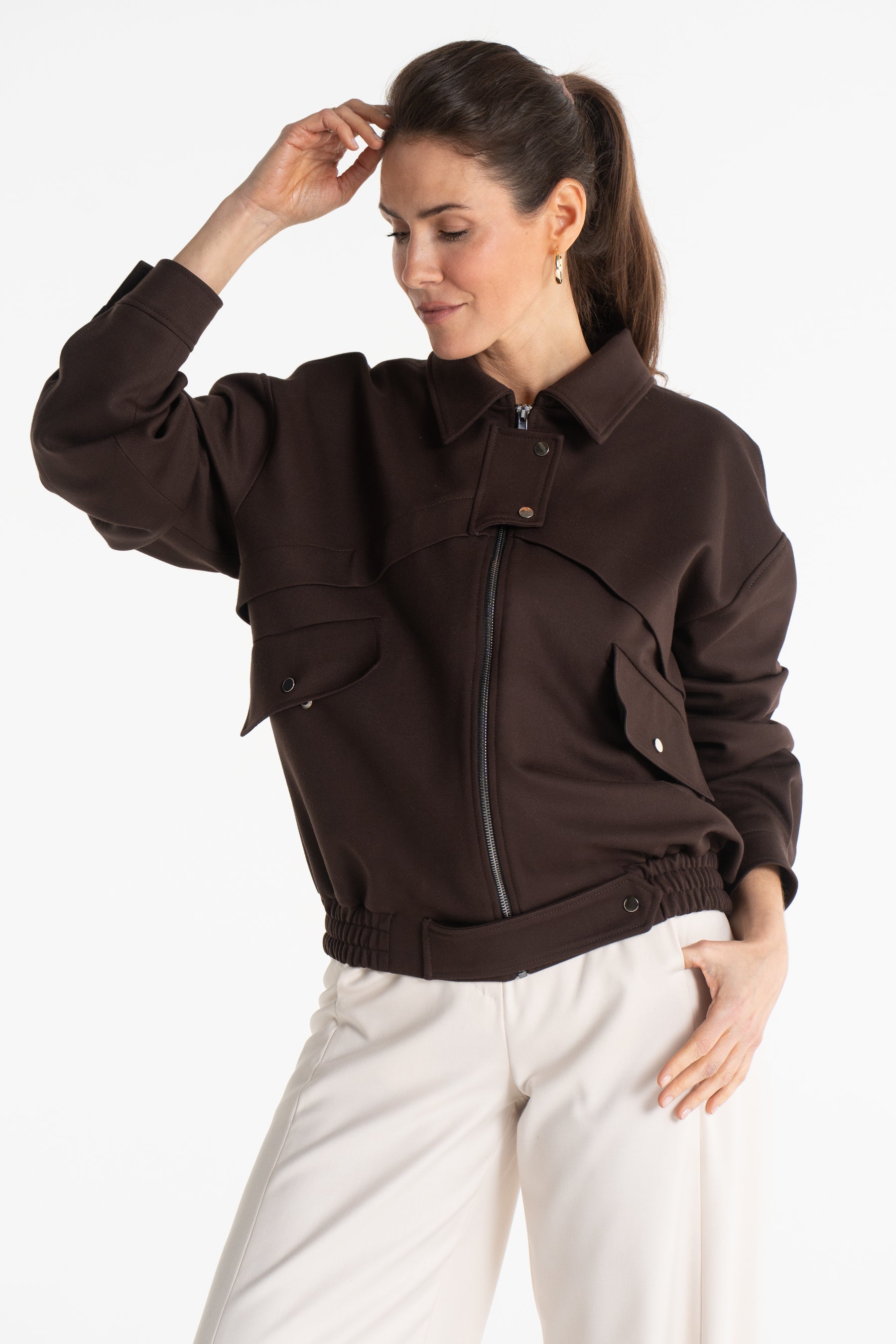 Kurtka AGA czekoladowa