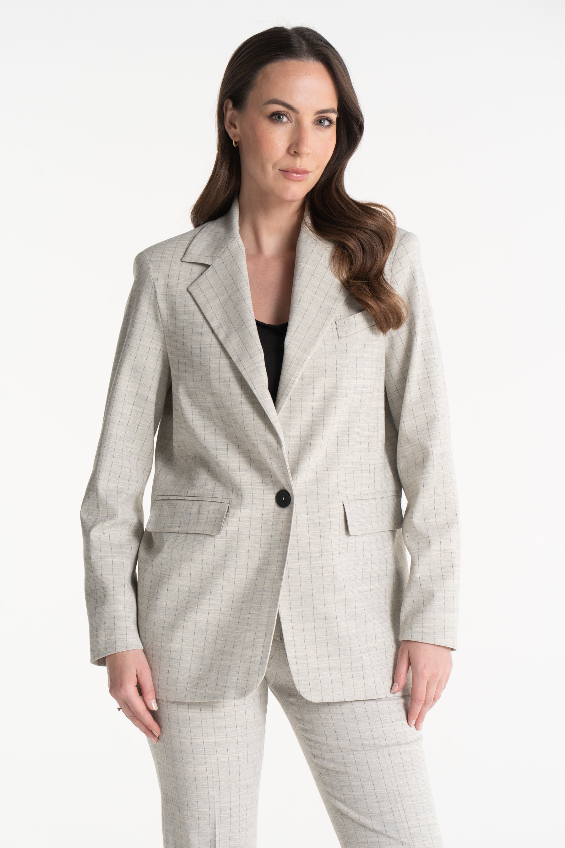 Marynarka ALISON beżowa w paski