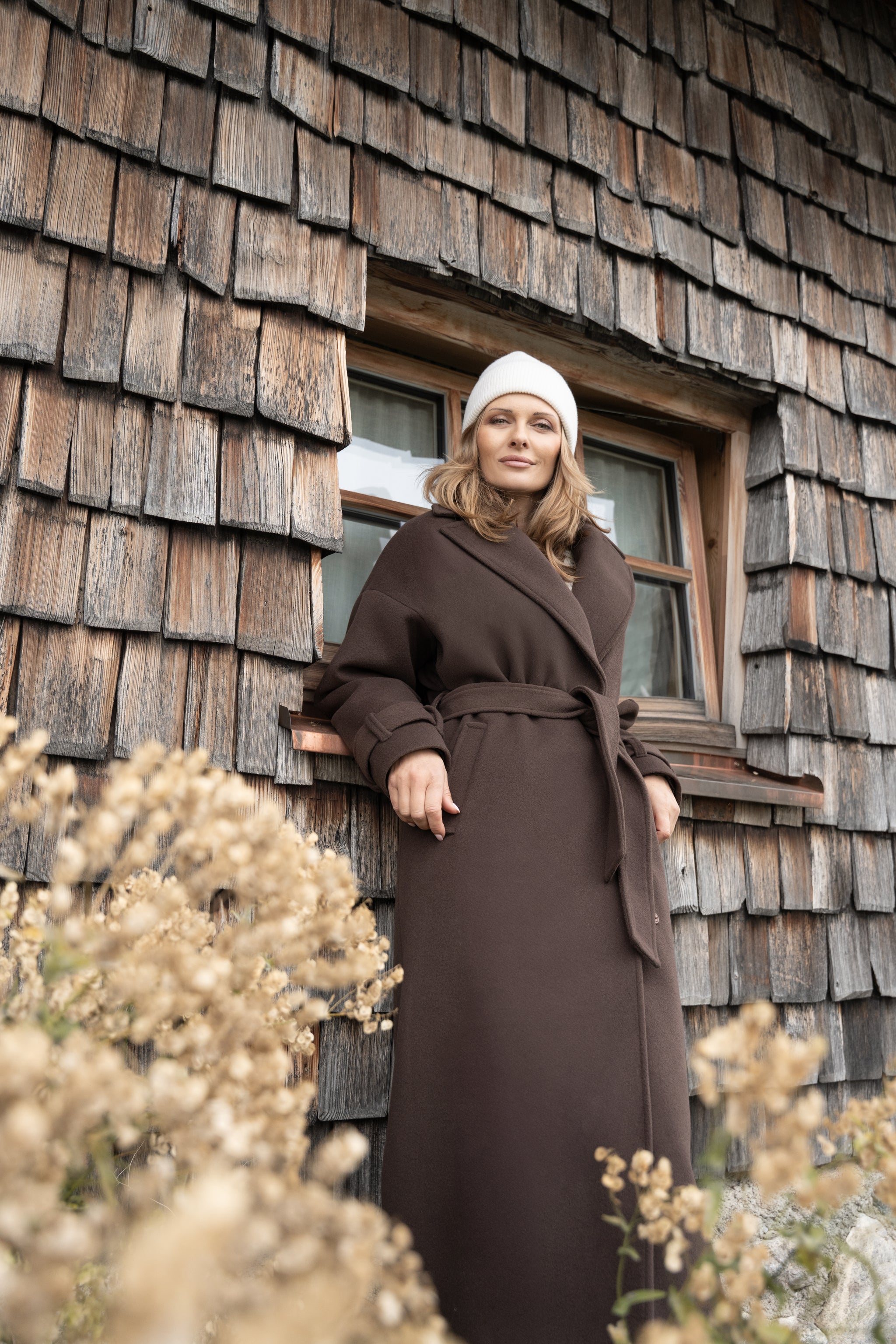 SALMA chocolate coat