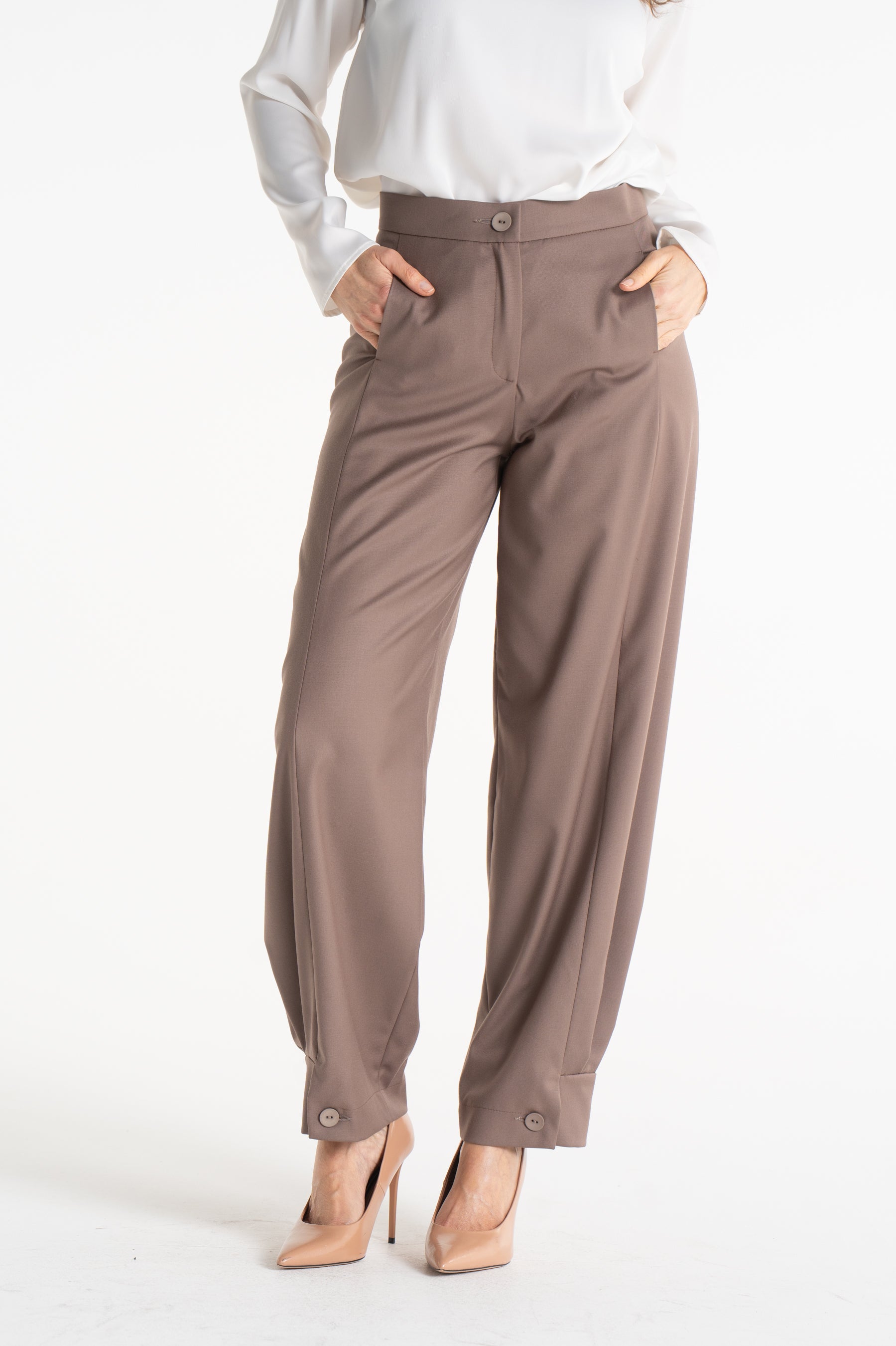 Spodnie ROMA cappuccino