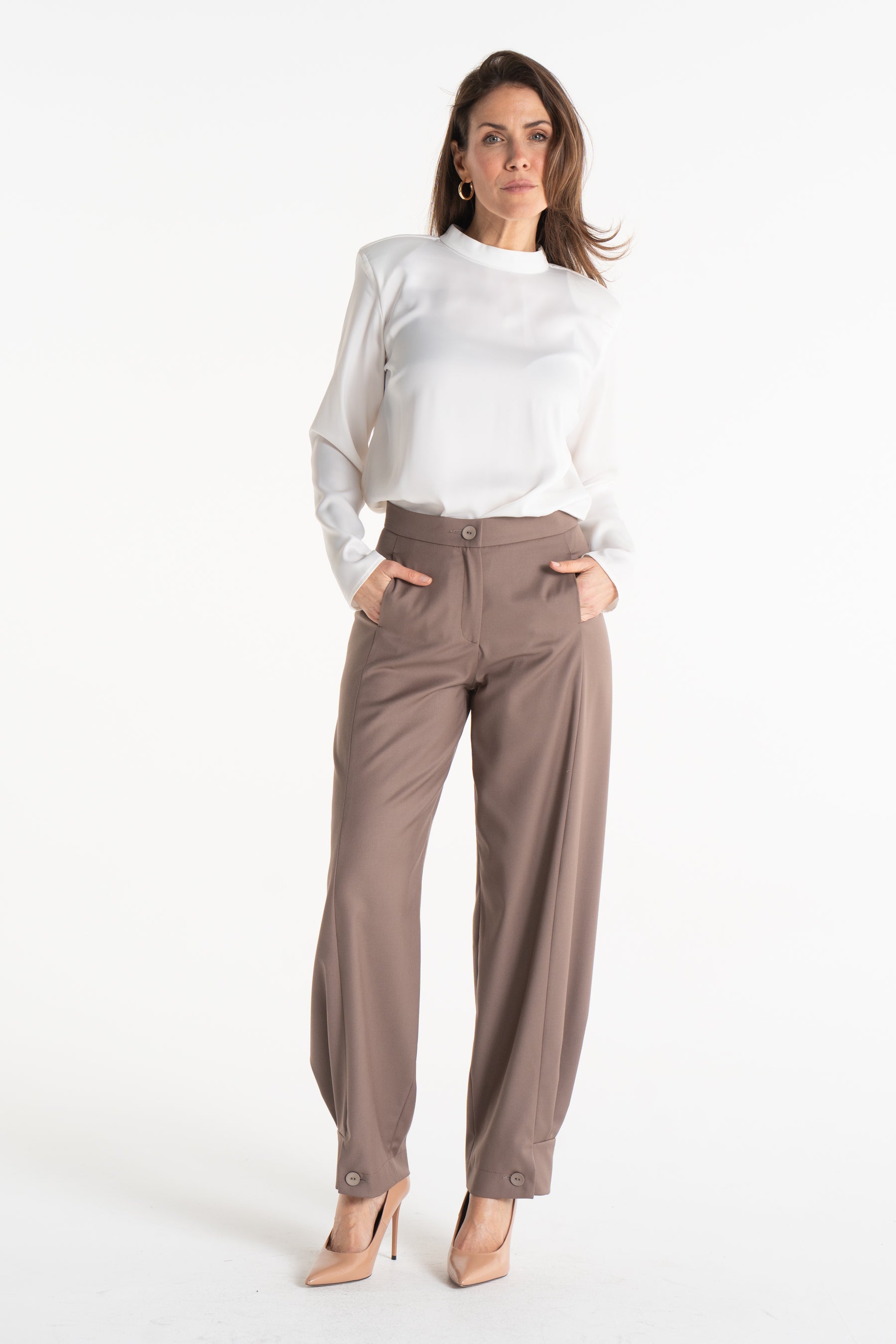 Spodnie ROMA cappuccino