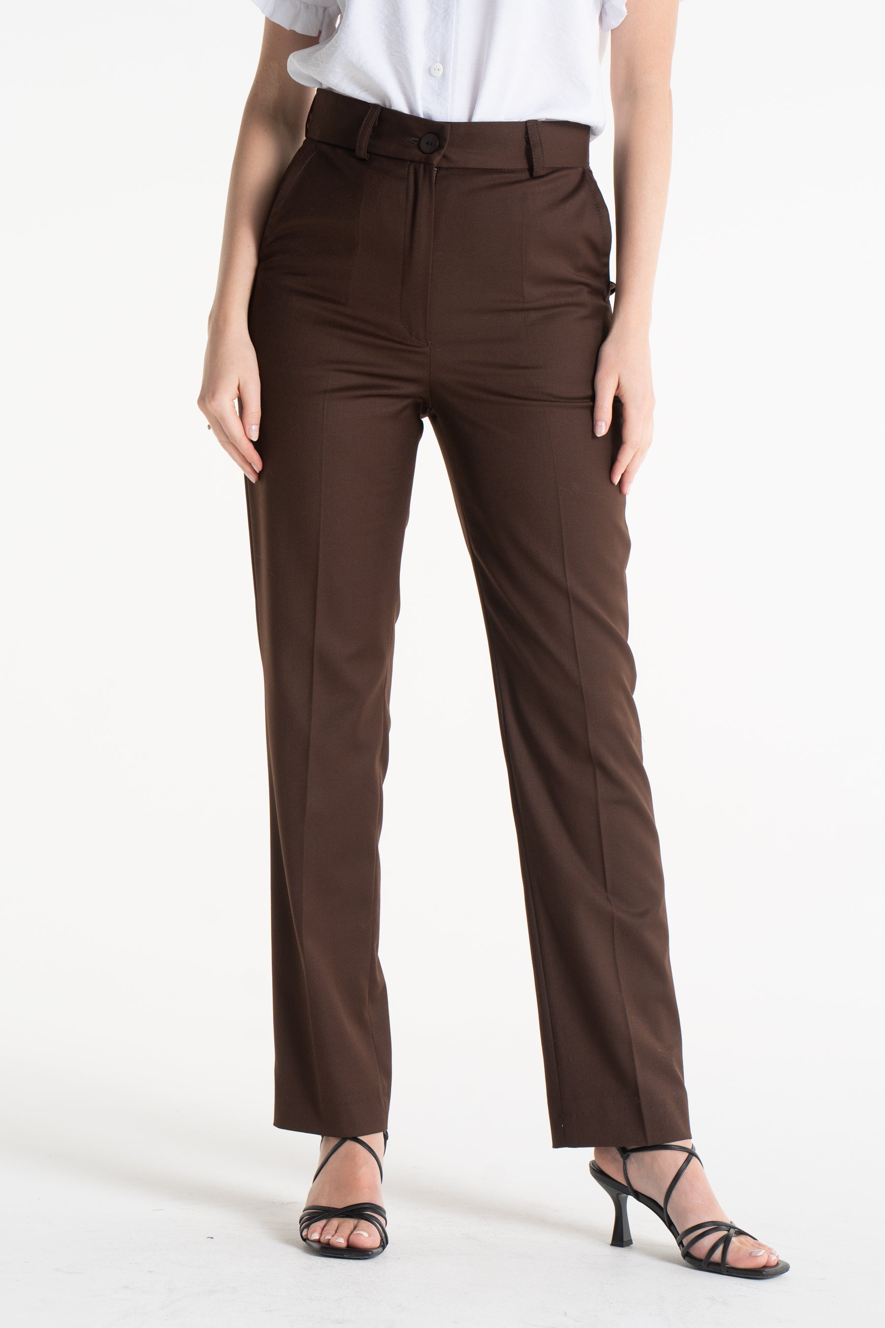 Spodnie LINEA czekoladowe