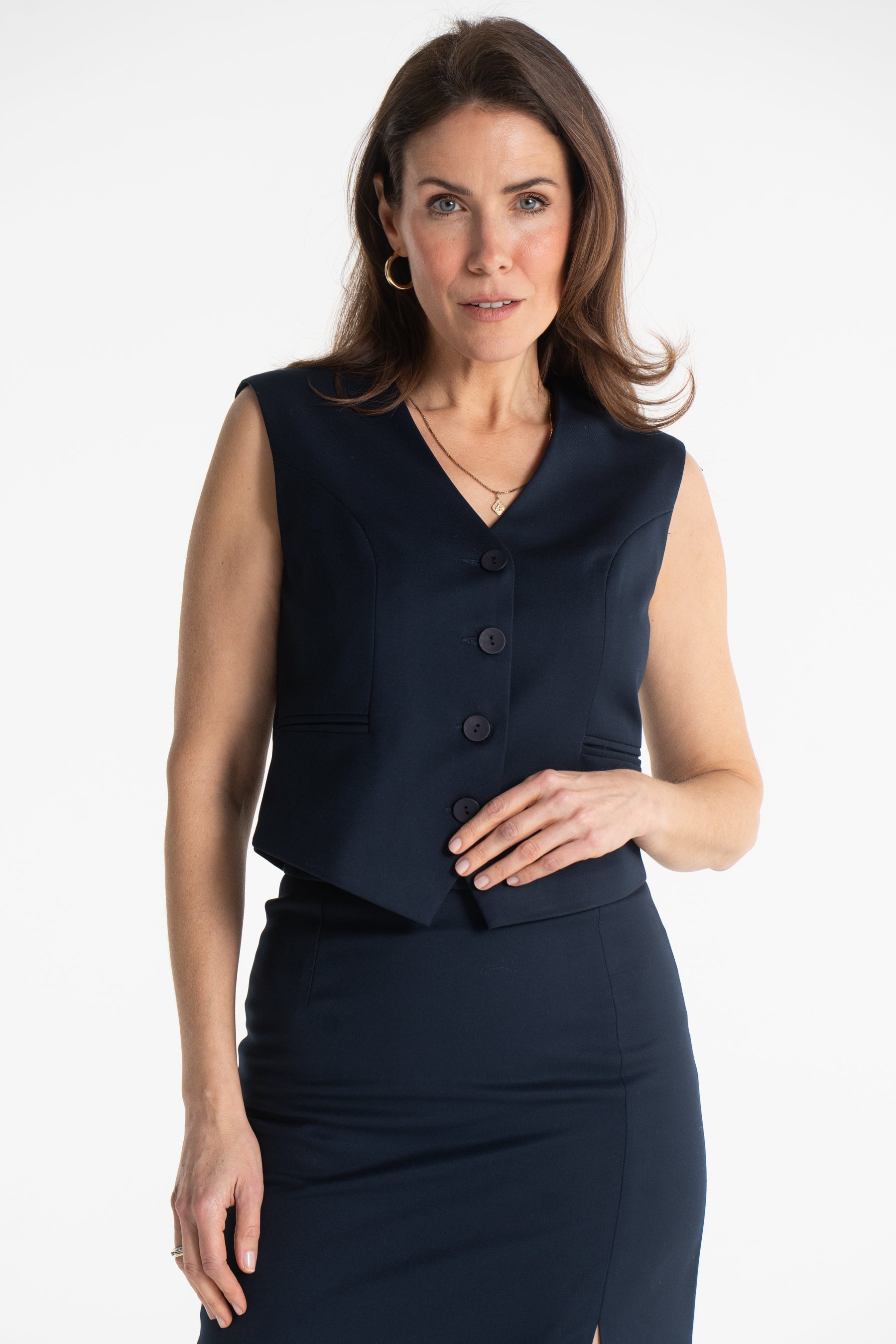 Kamizelka KAJA granatowa