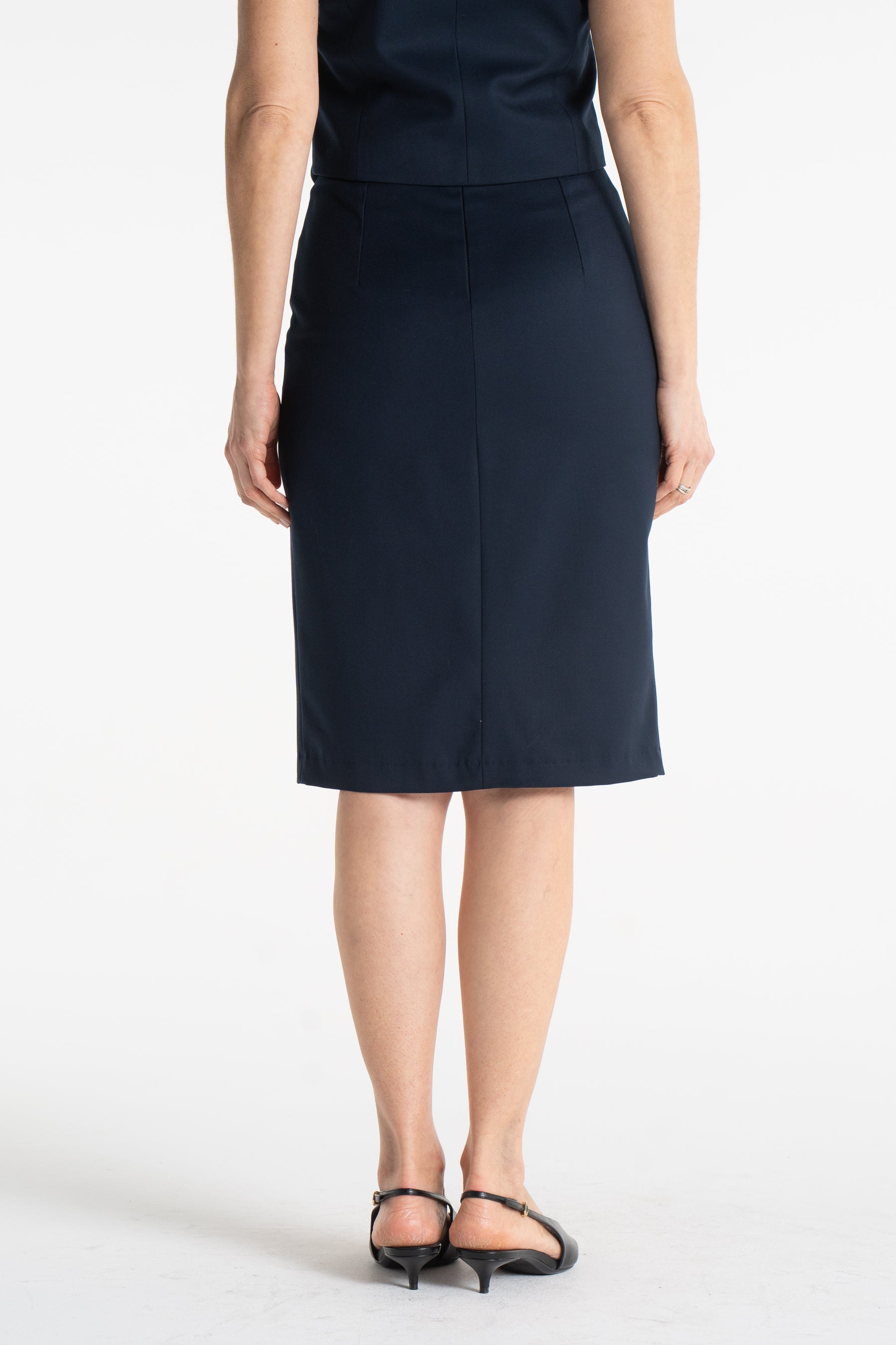 Spódnica MARGOT midi granatowa