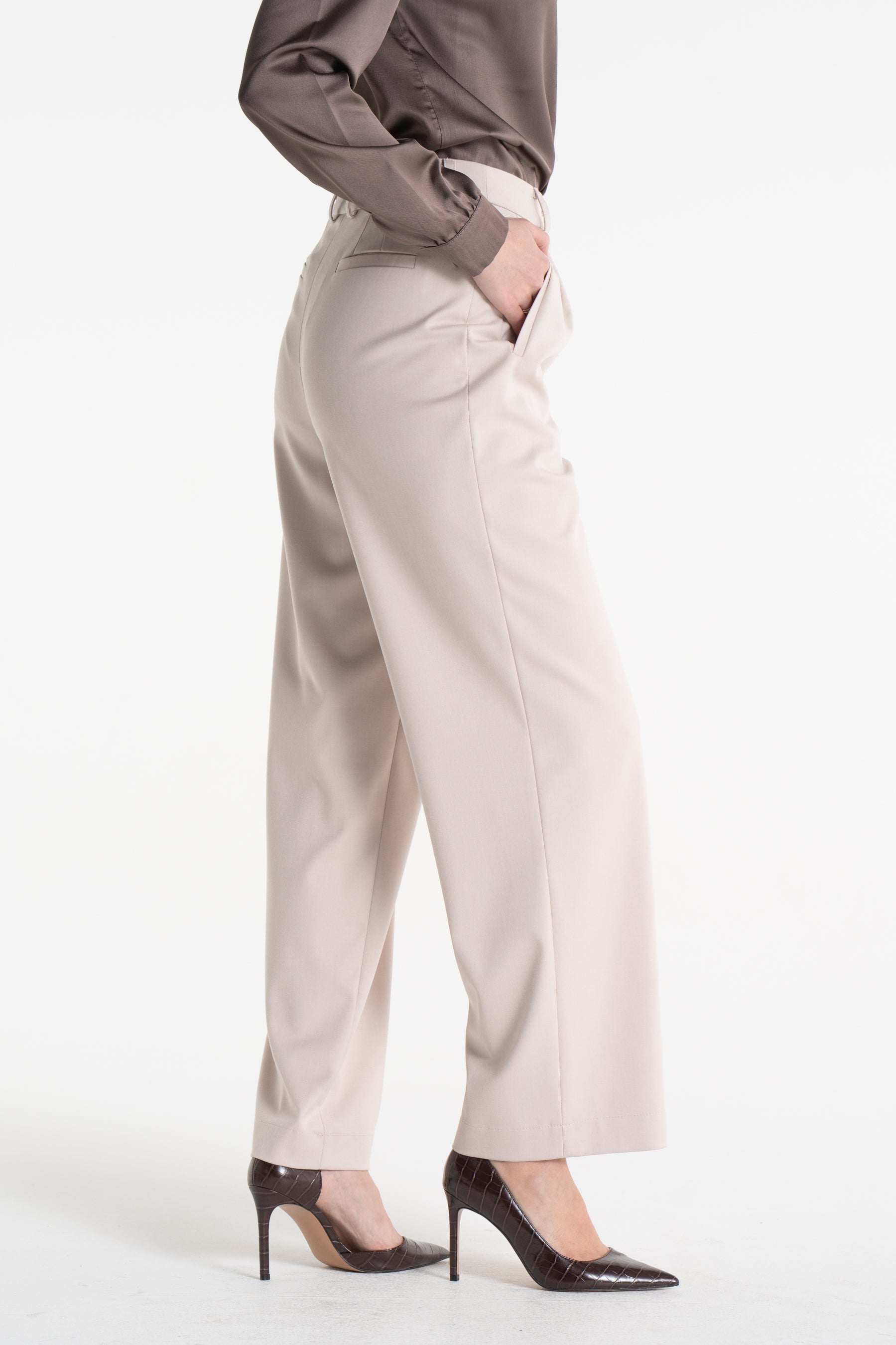 Spodnie EWELINA latte