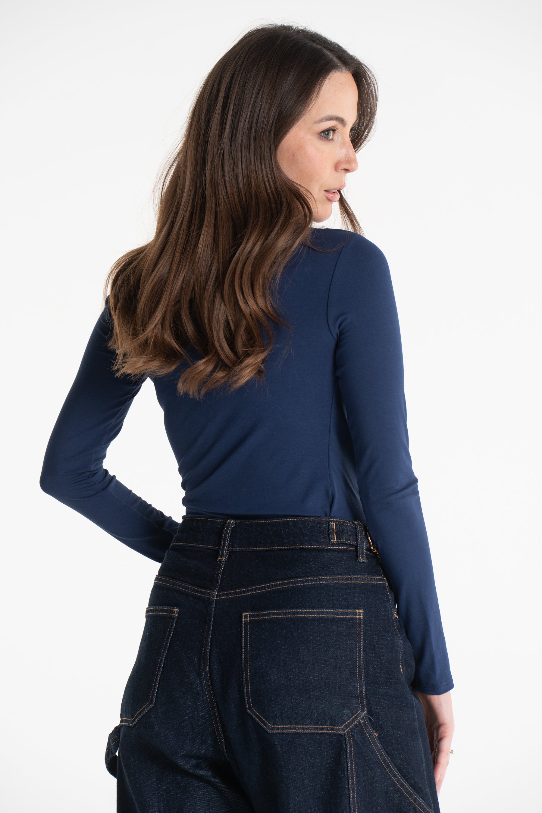 Bluzka CORA granatowa