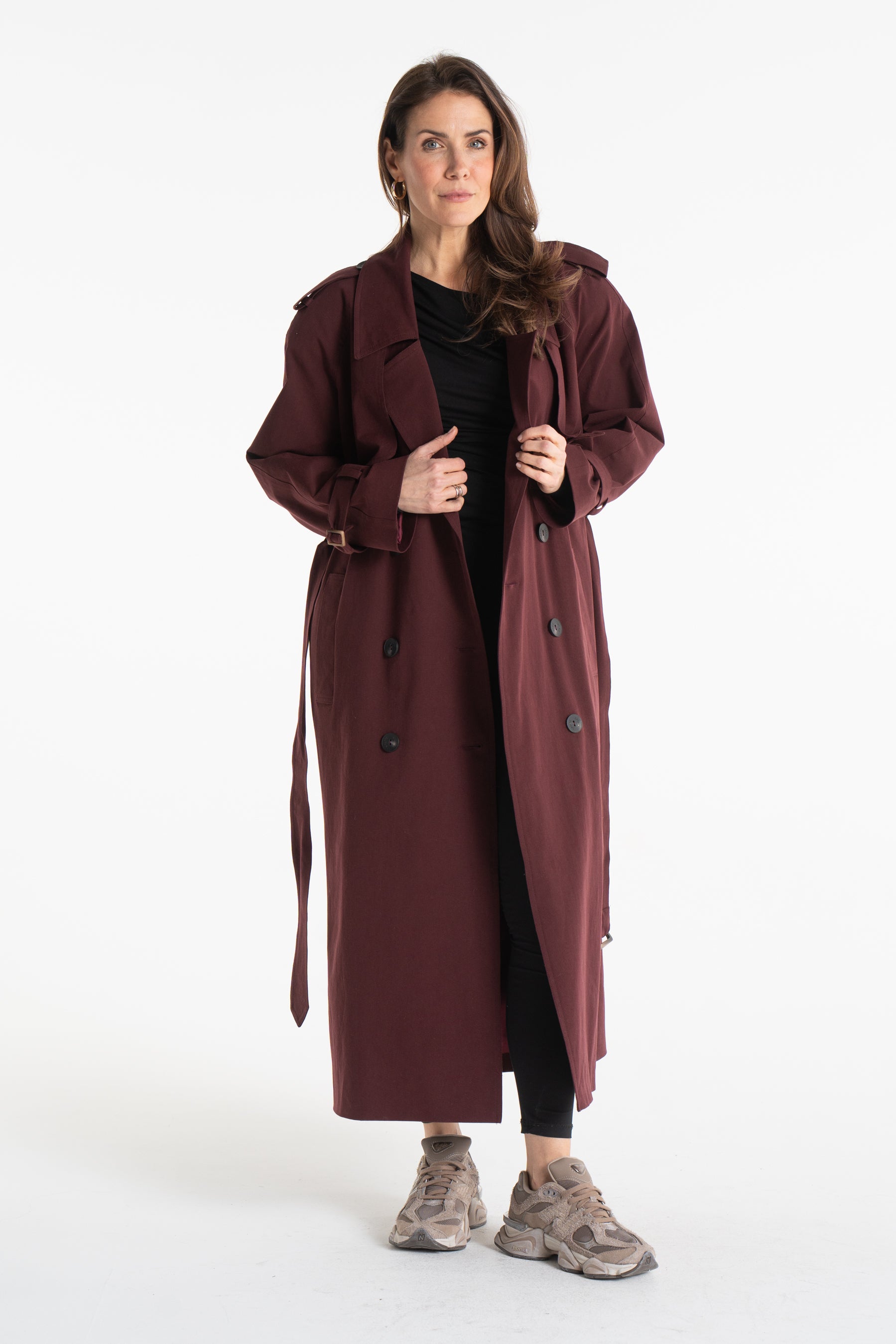 Trencz CYNTIA bordowy