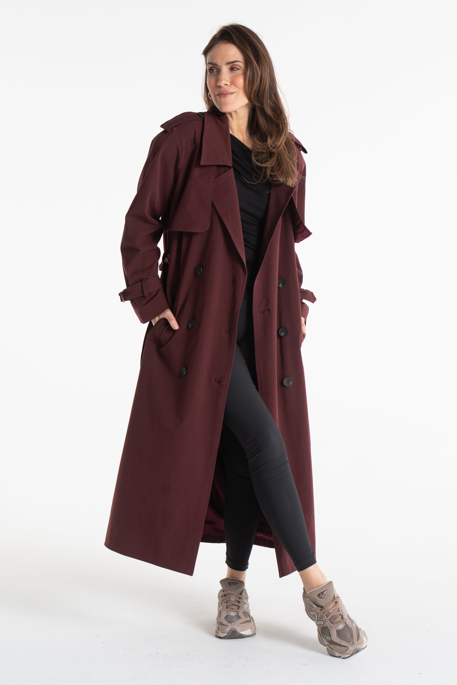 Trencz CYNTIA bordowy