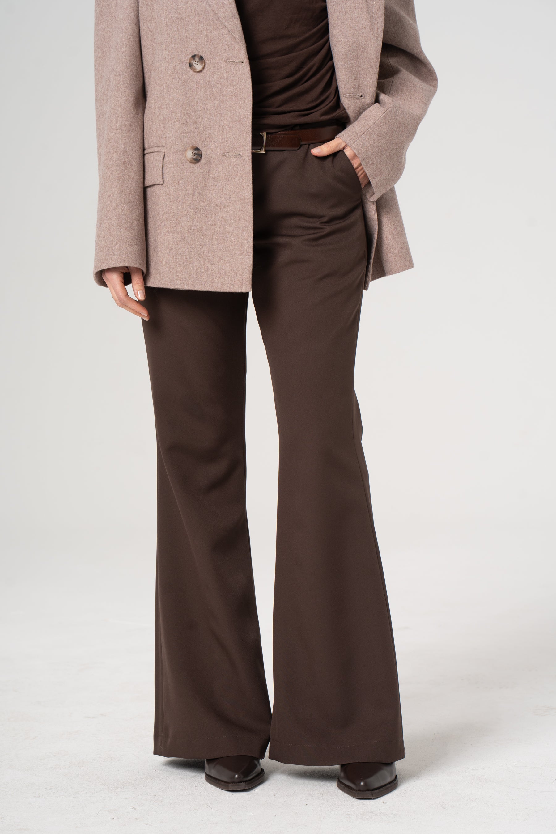 BERTA chocolate pants