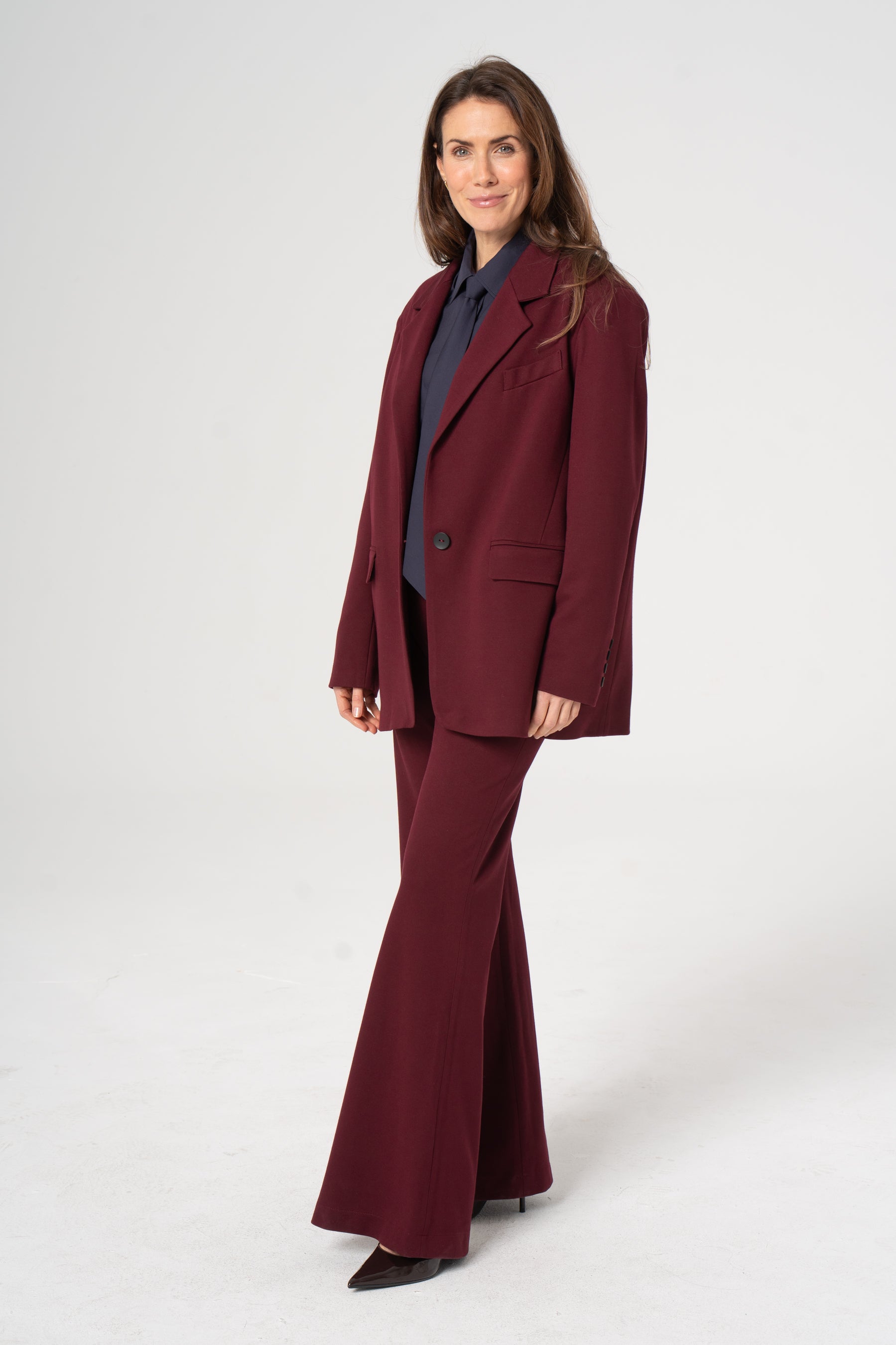 ALISON blazer burgundy