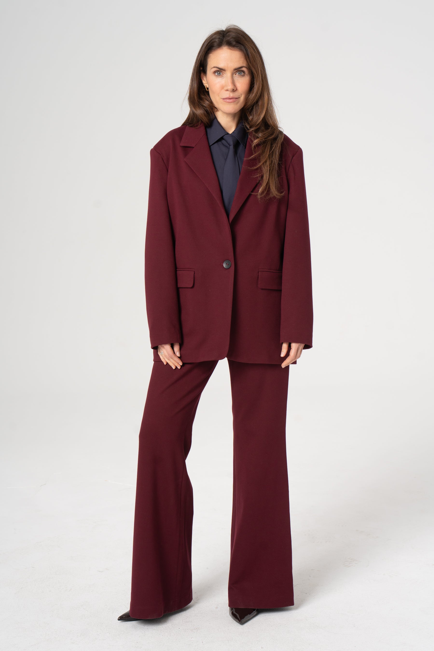 ALISON blazer burgundy