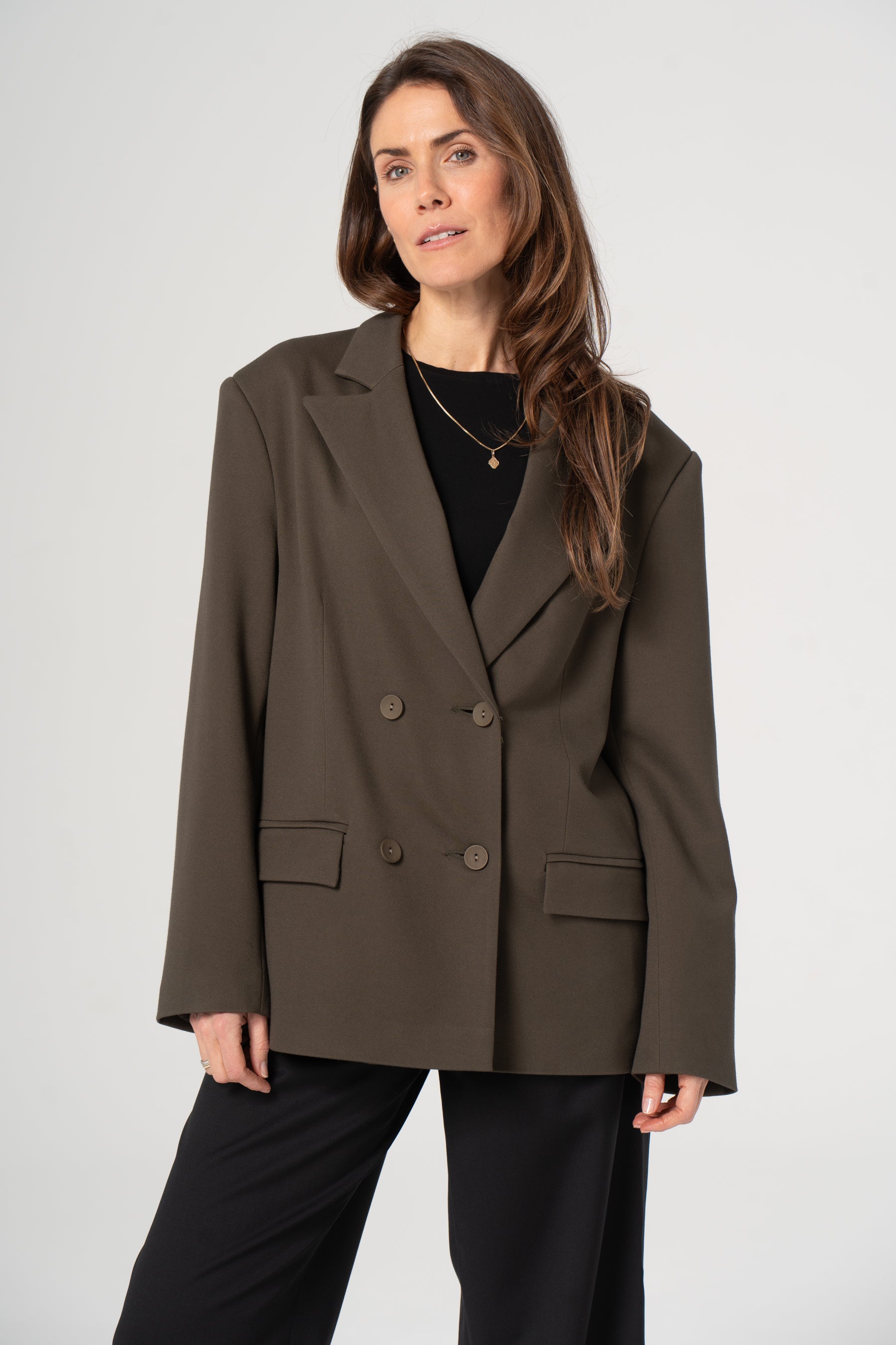 LISA olive blazer