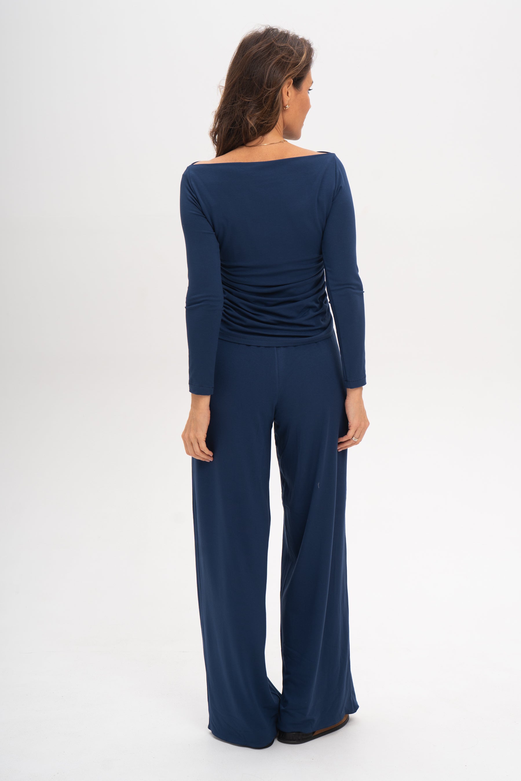 Ola blouse, navy blue