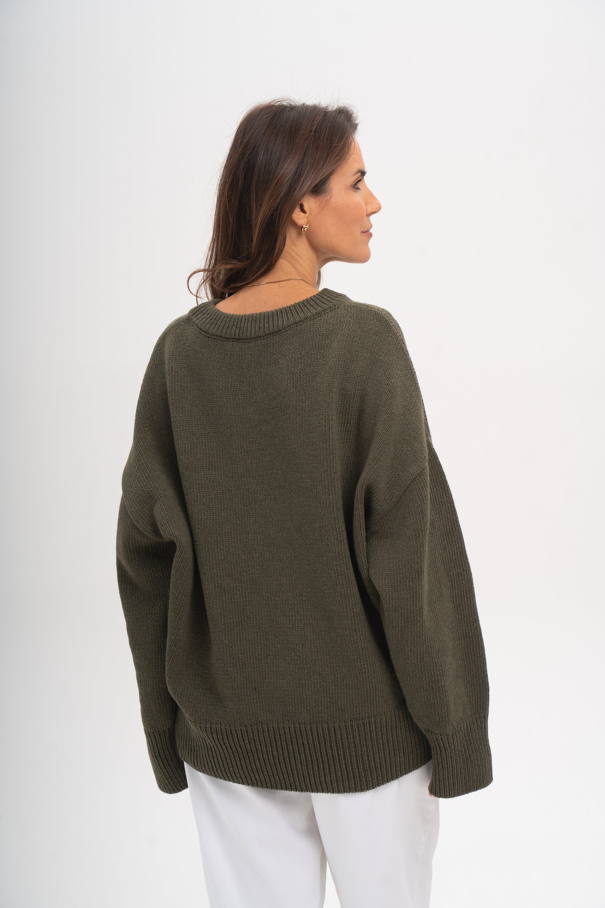 Livia olive sweater