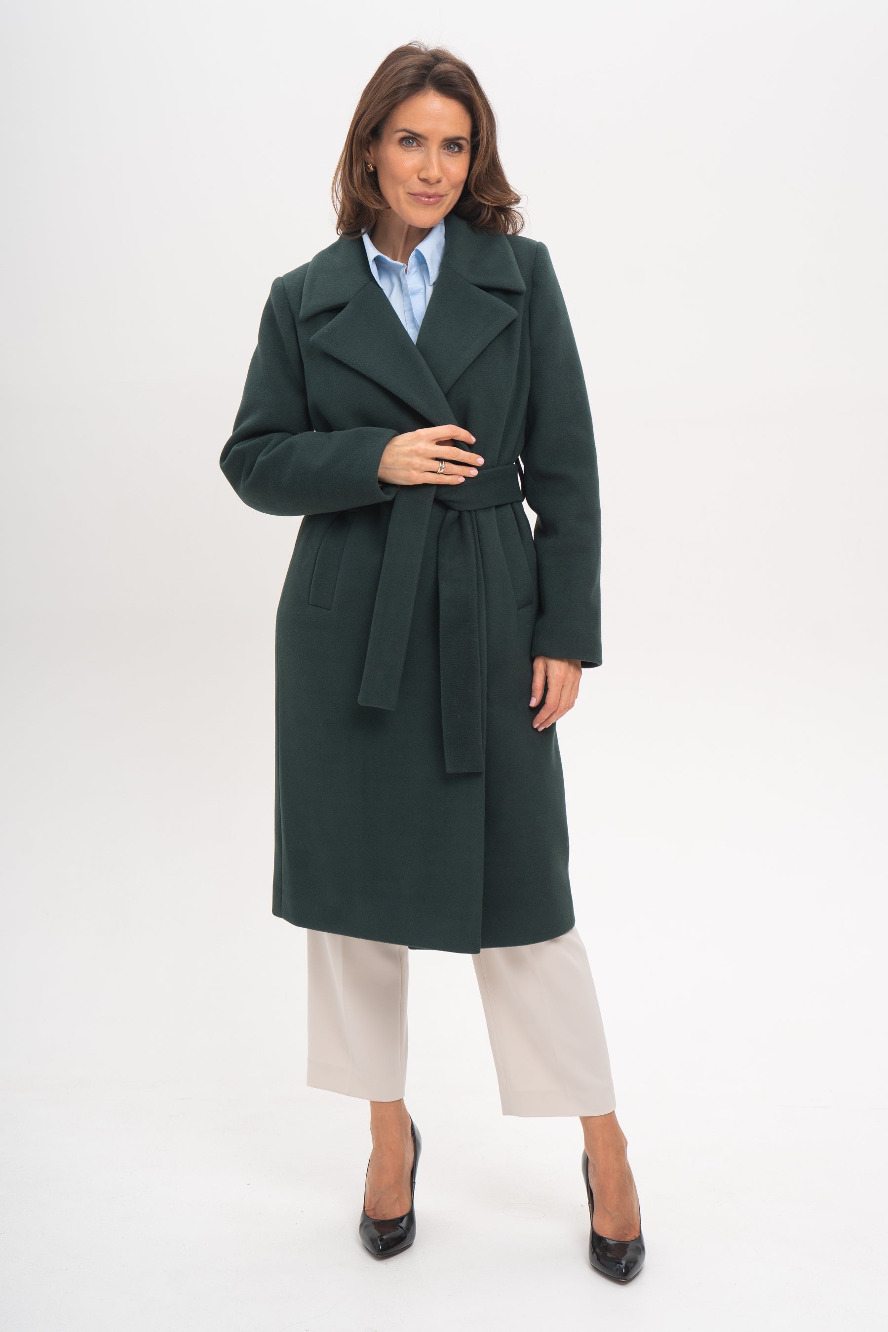 VERONA midi coat green