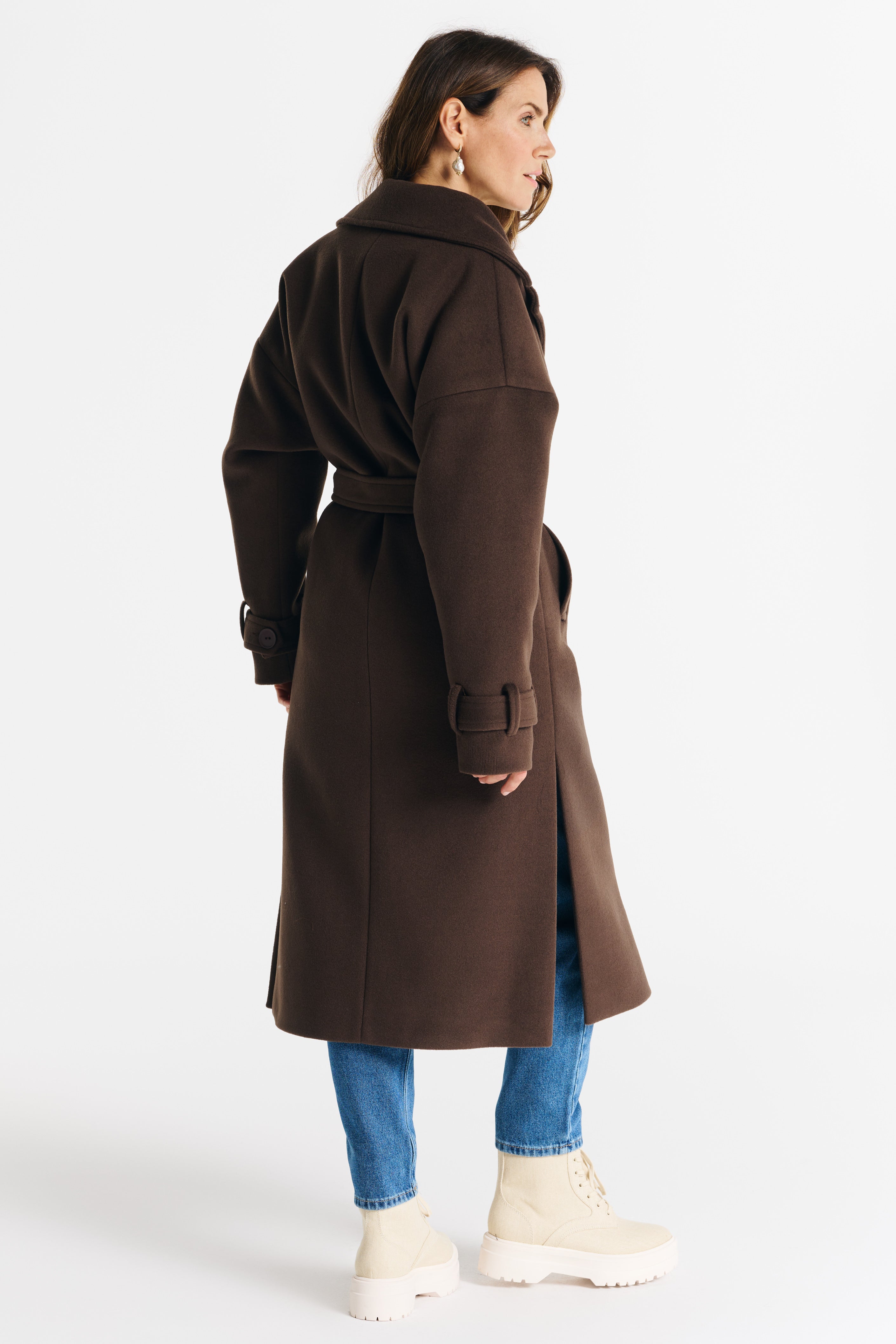 LUNA 2.0 coat chocolate