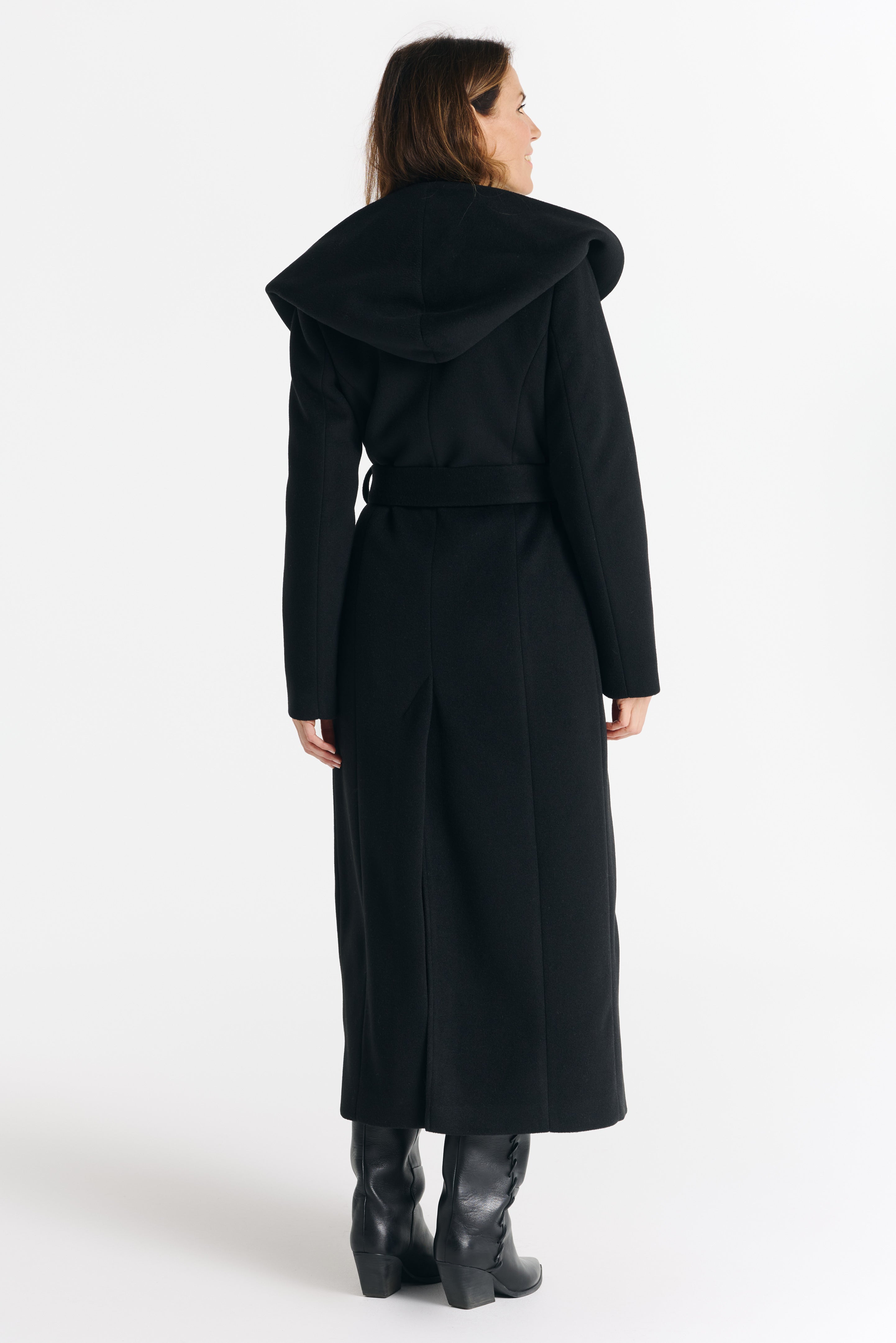 NOELIA maxi coat black