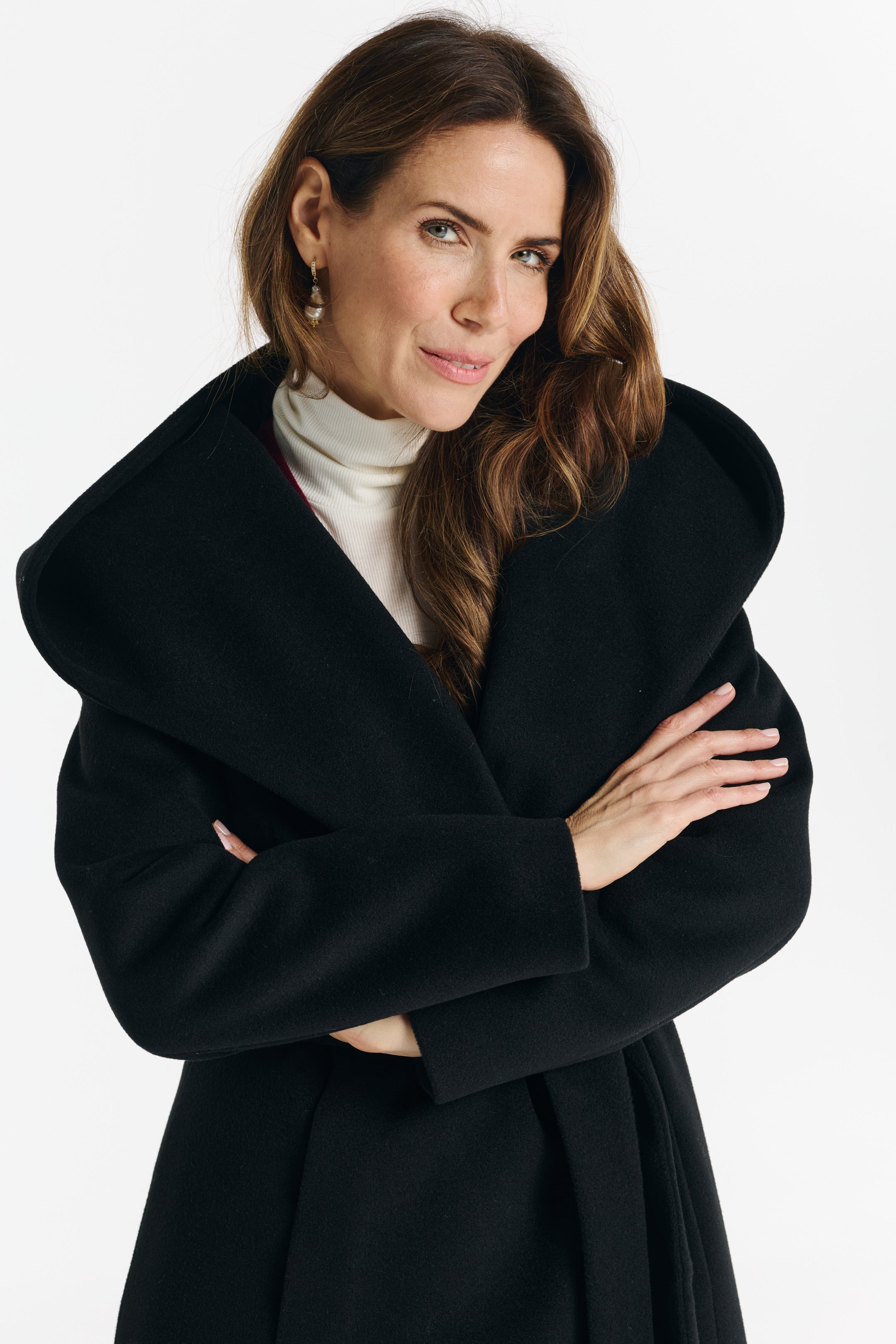 NOELIA maxi coat black