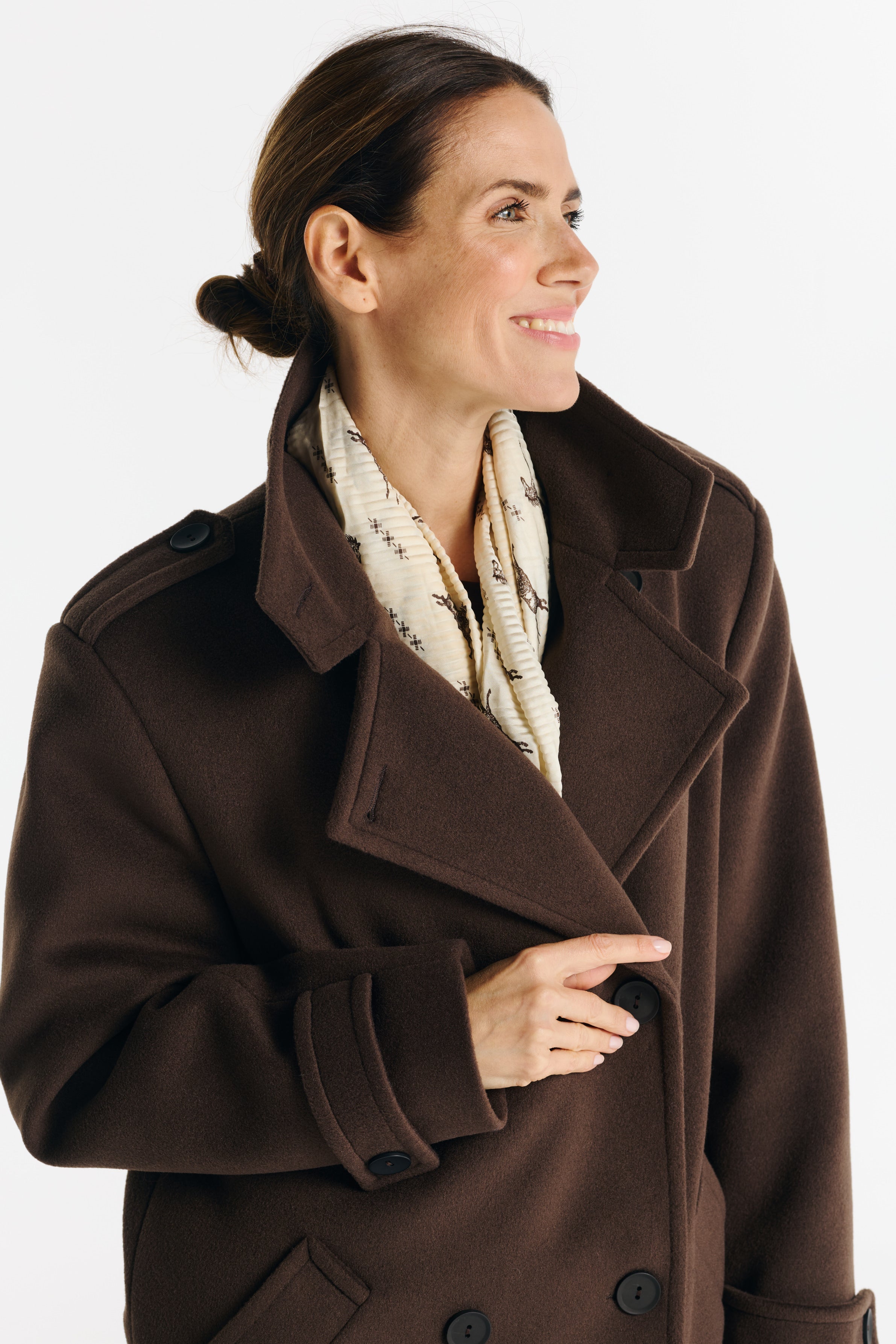 LIDIA chocolate coat