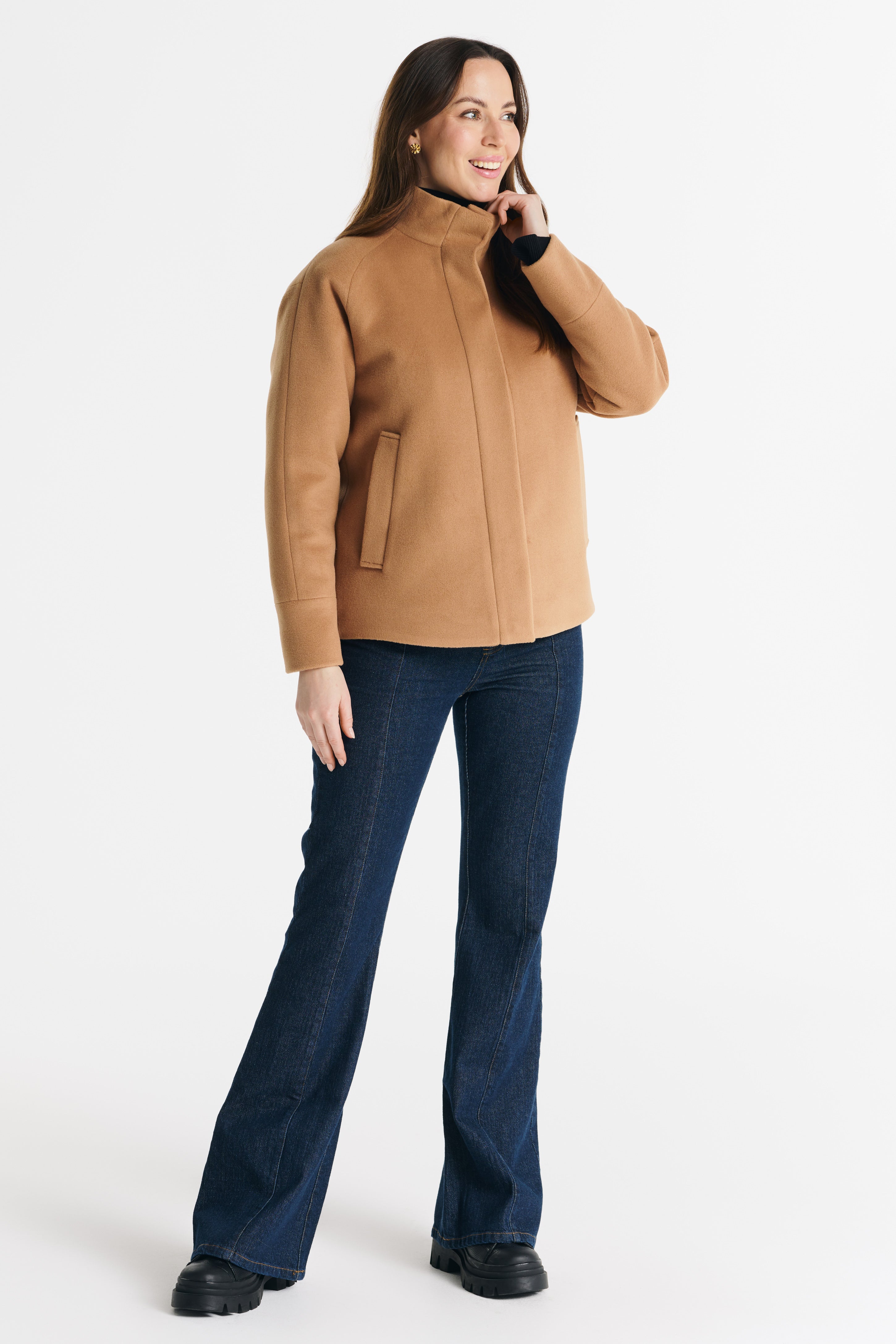 SARA camel jacket