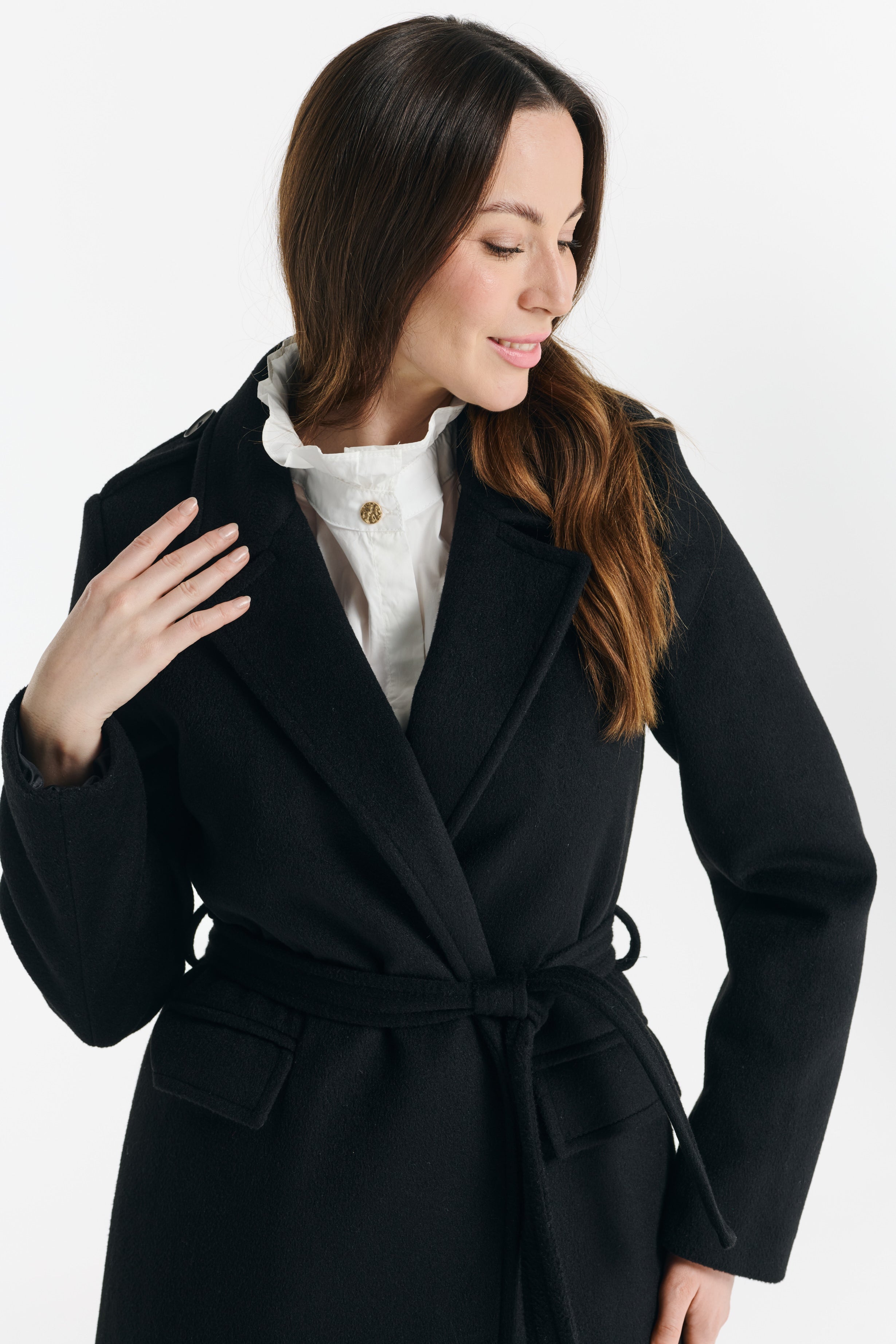LILIANA coat black