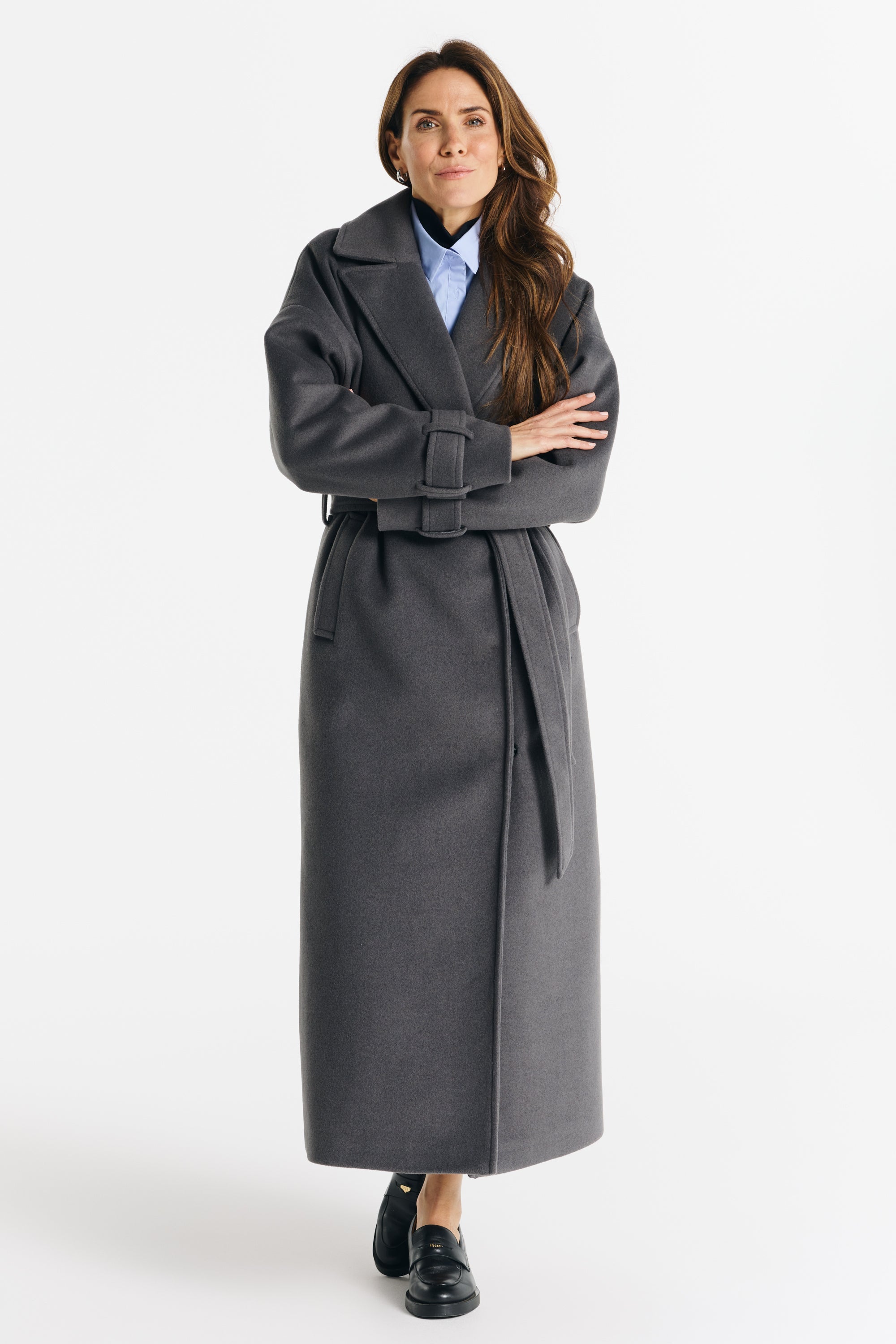 日本製★ハムステッド/Hampstead★ウール100％/スカートスーツ【38/レディースM/ダークグレー/dark gray】Jackets/skirt/Set up/Made in Japan◆cBH297 日本製☆ハムステッド/Hampstead☆ウール100％/スカートスーツ【38