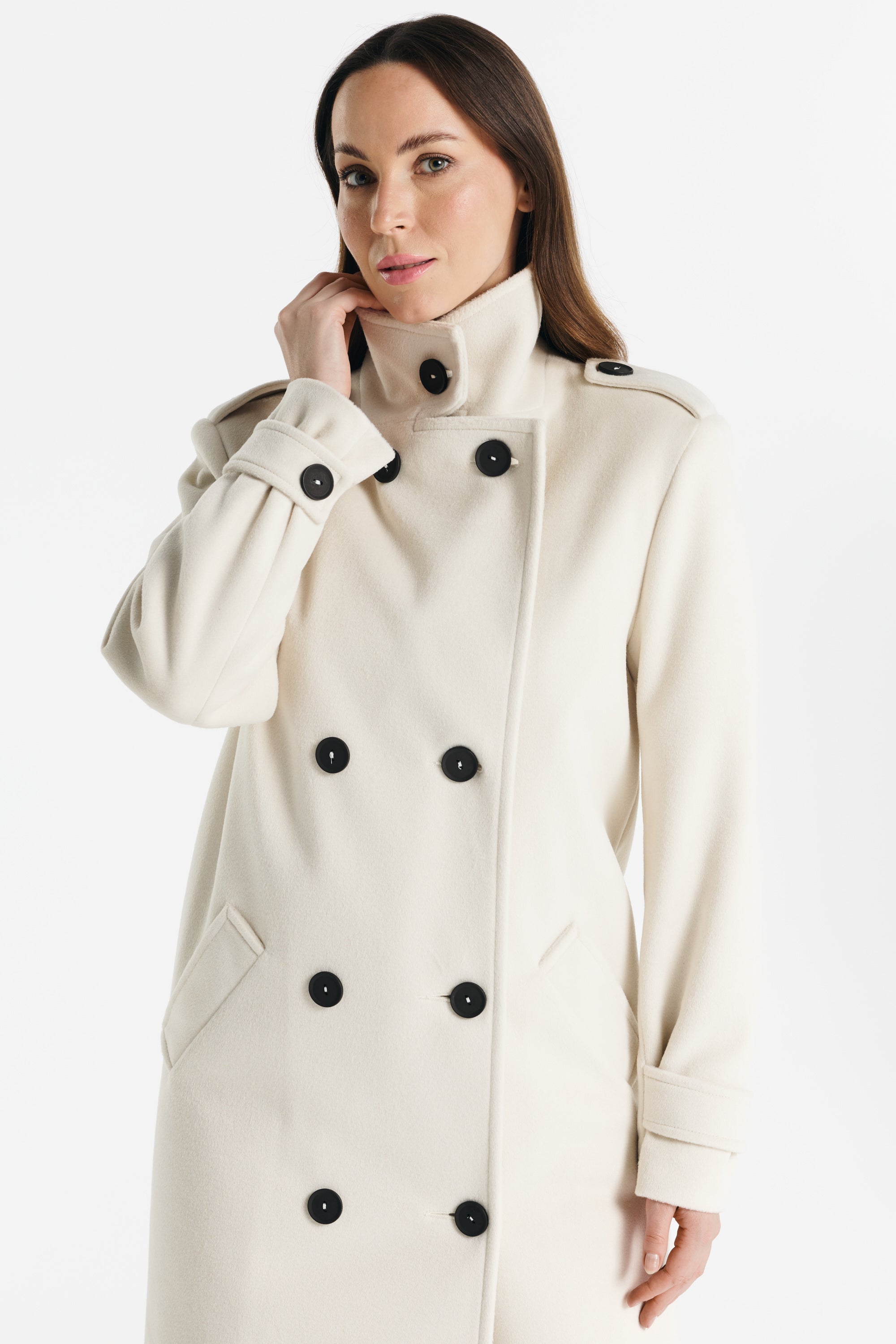 LIDIA ecru coat
