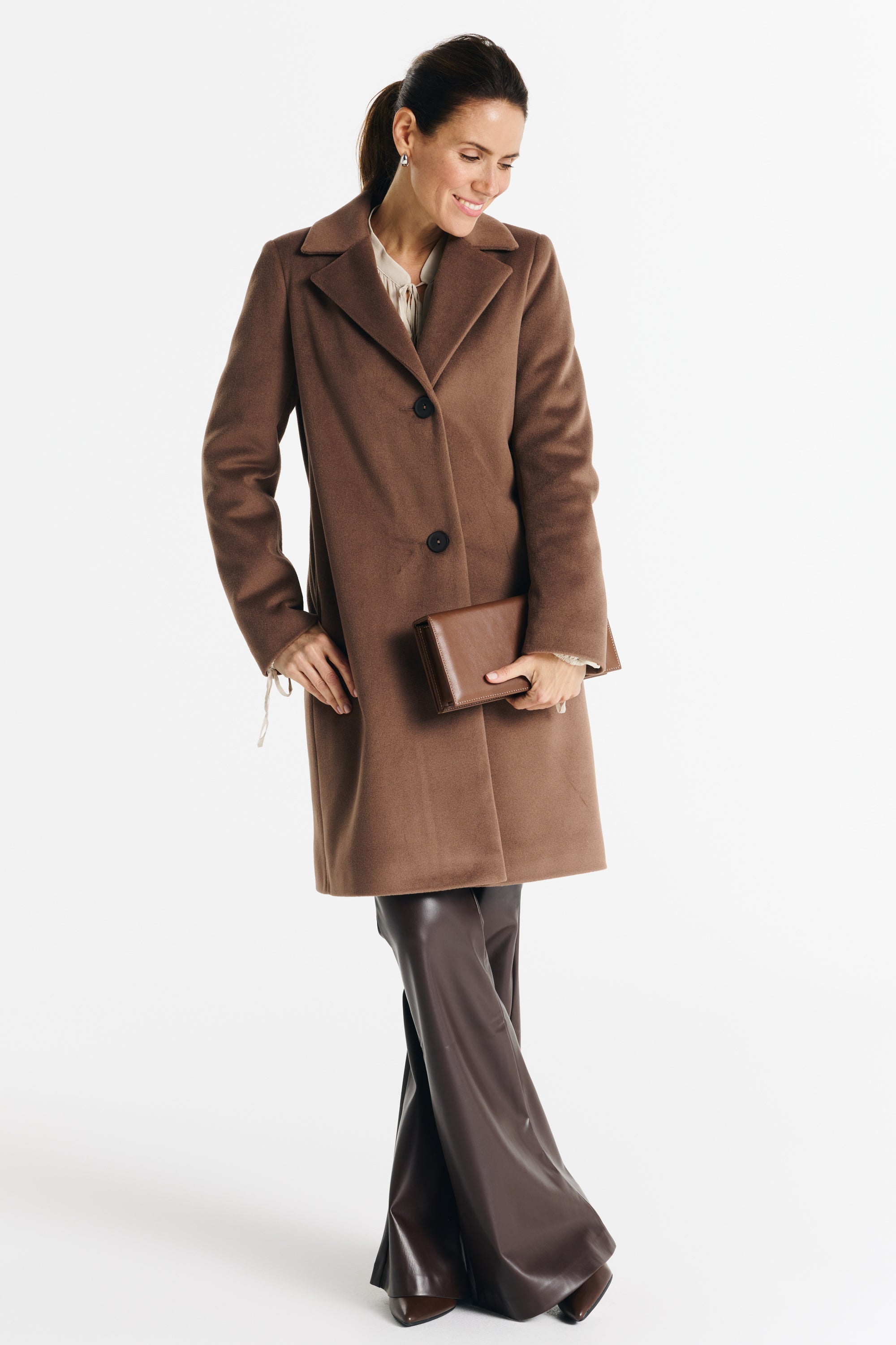 TOLLA coat light chocolate