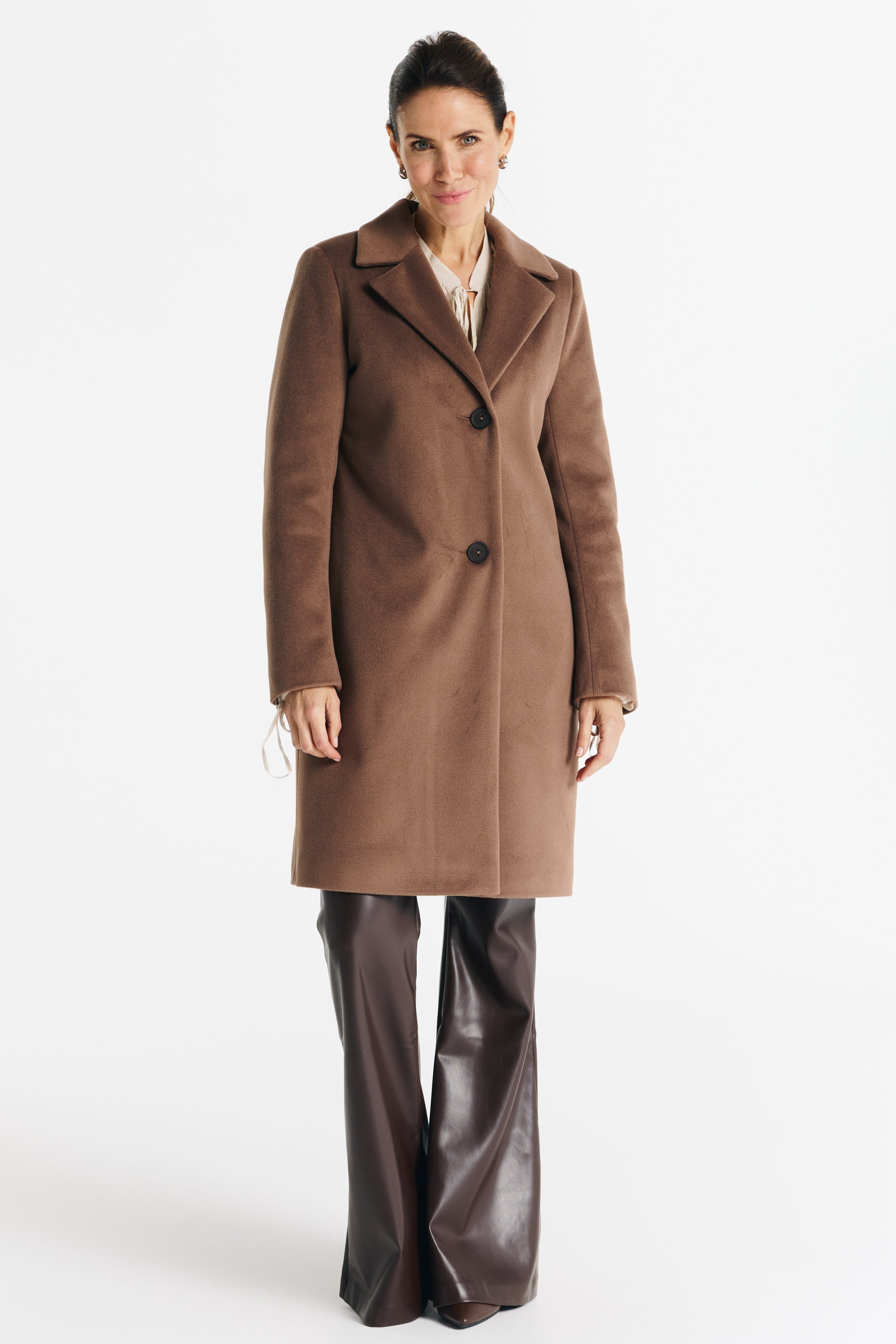 TOLLA coat light chocolate