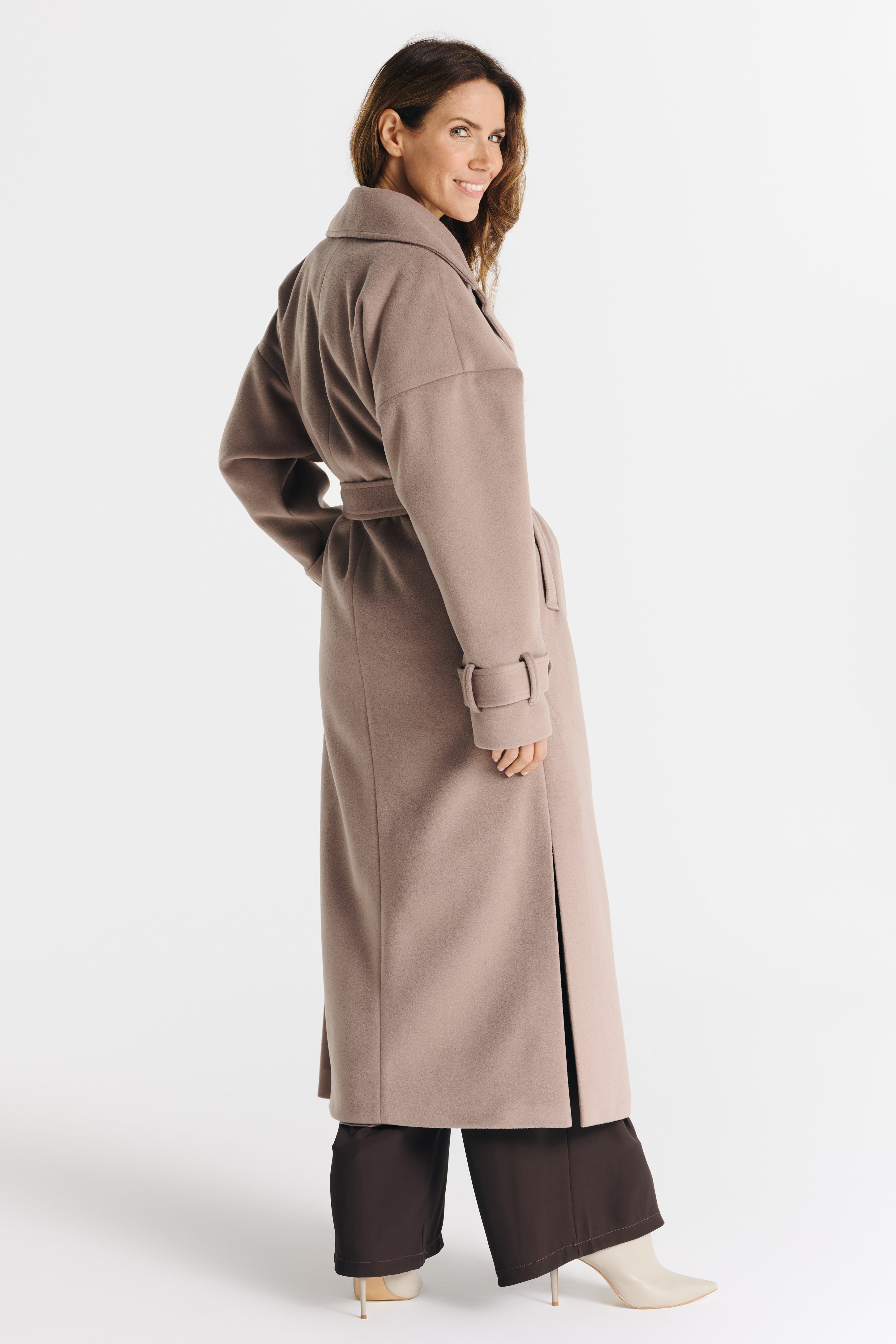 SALMA coat dark beige