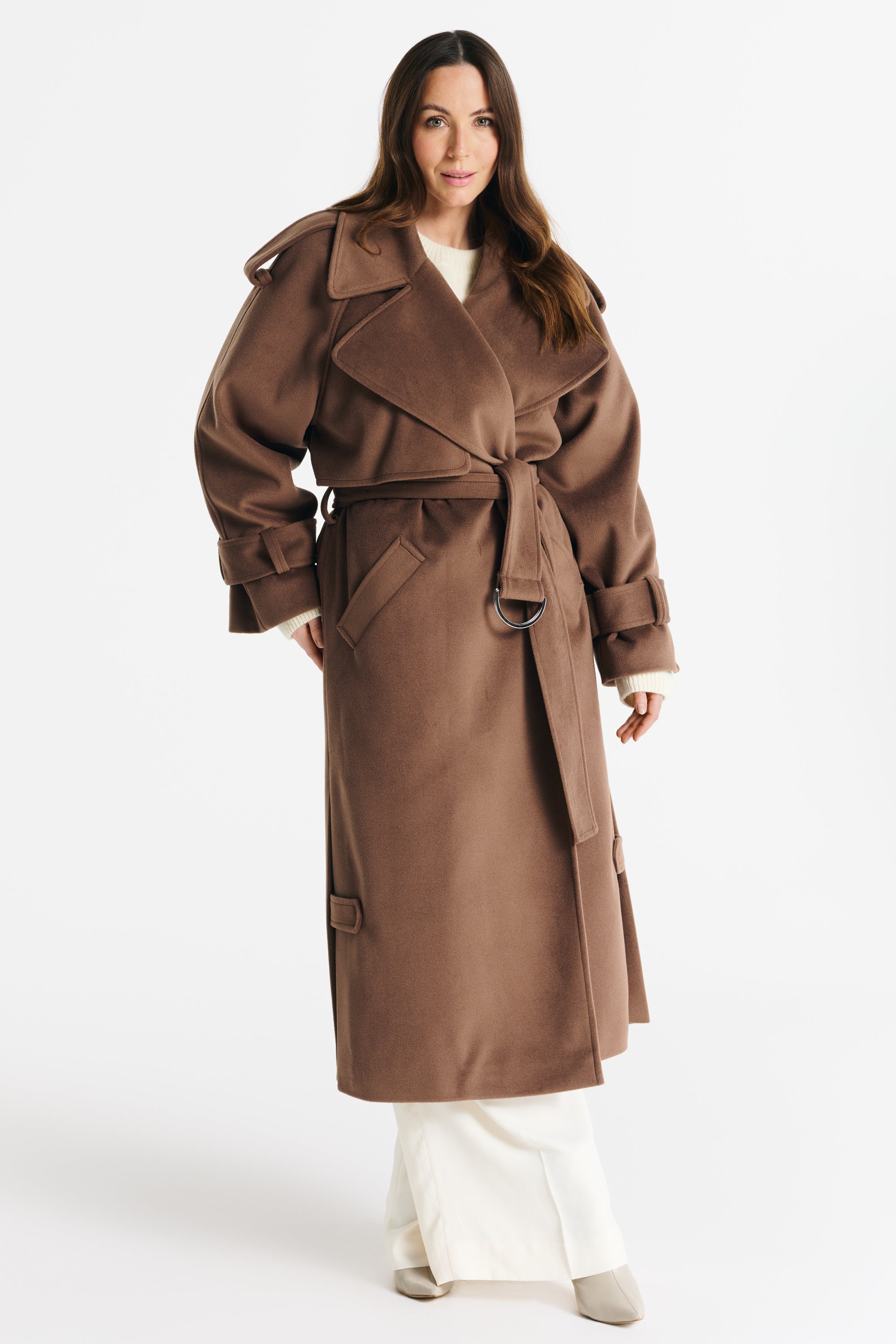 BARBARA coat light chocolate