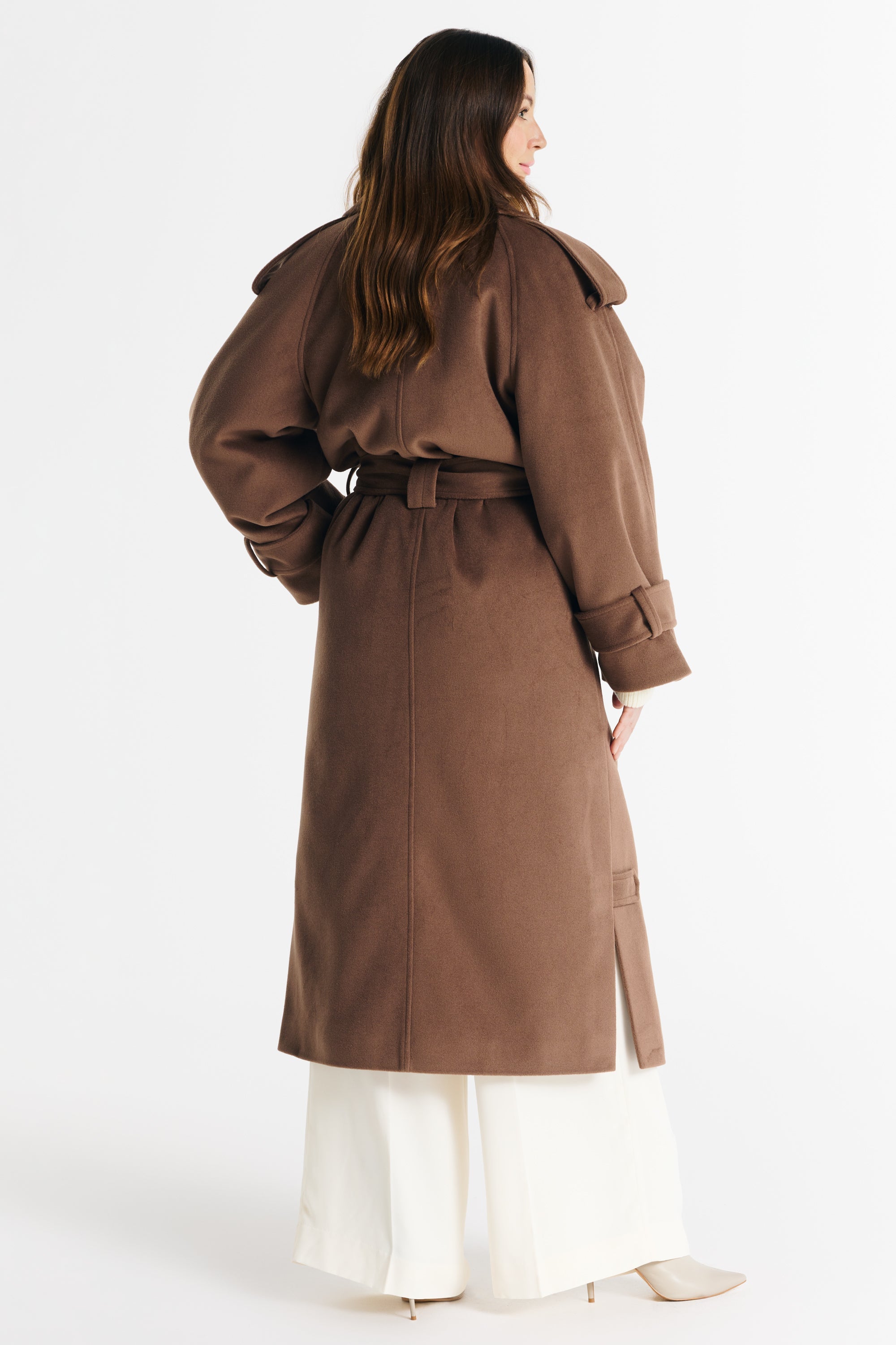 BARBARA coat light chocolate