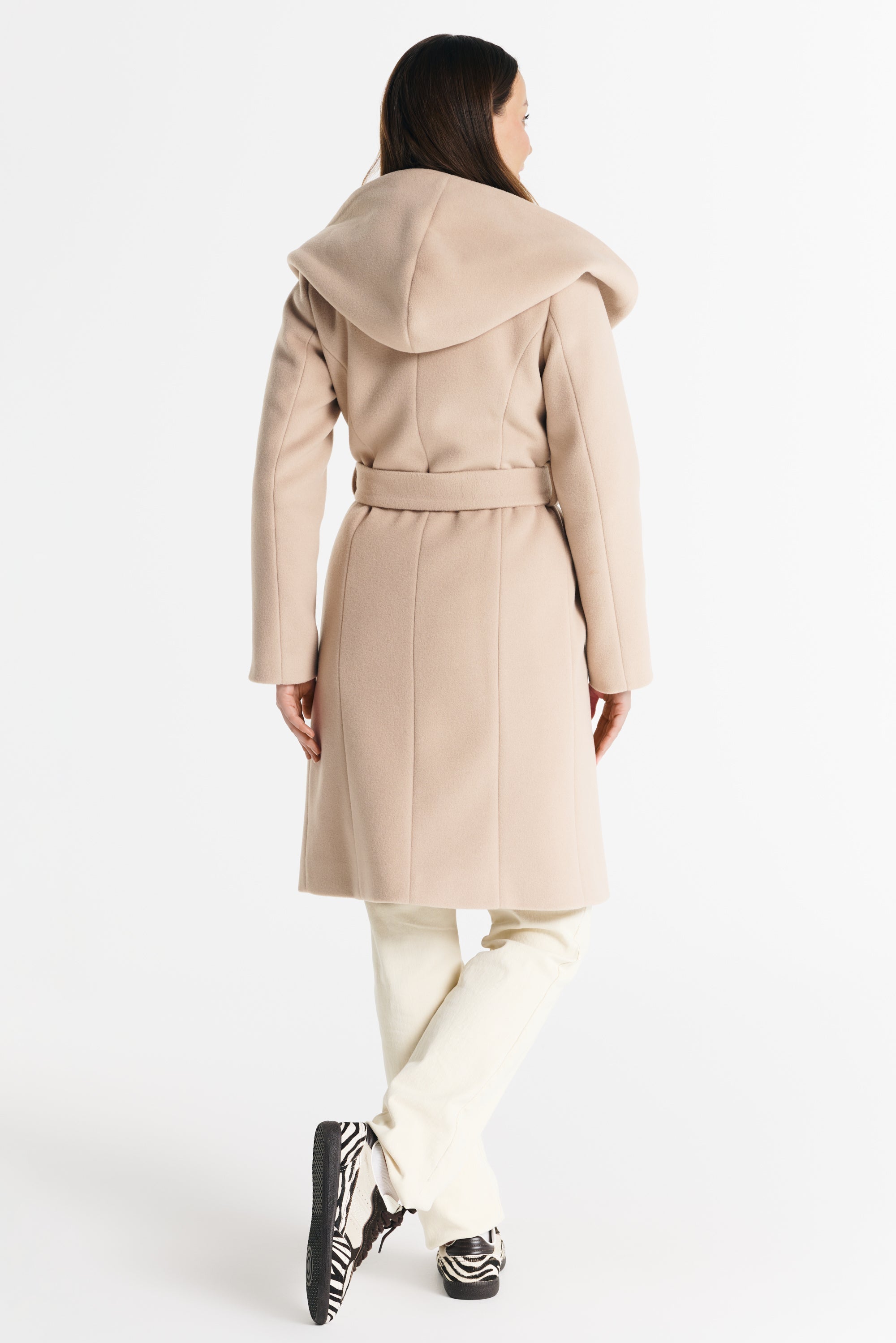 NOELIA midi coat beige