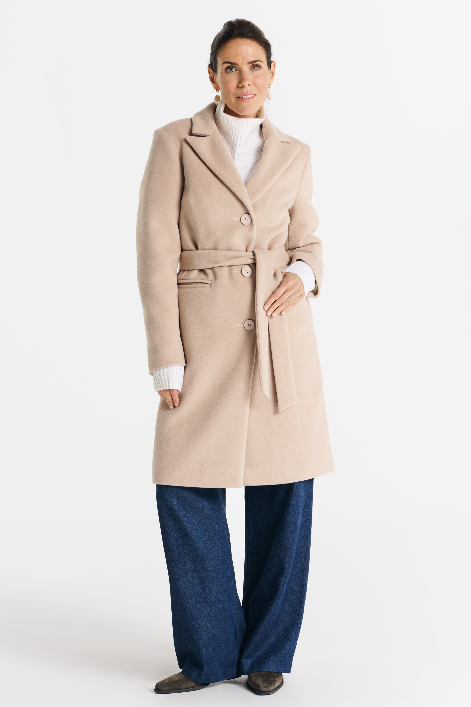 MOLLIE coat beige