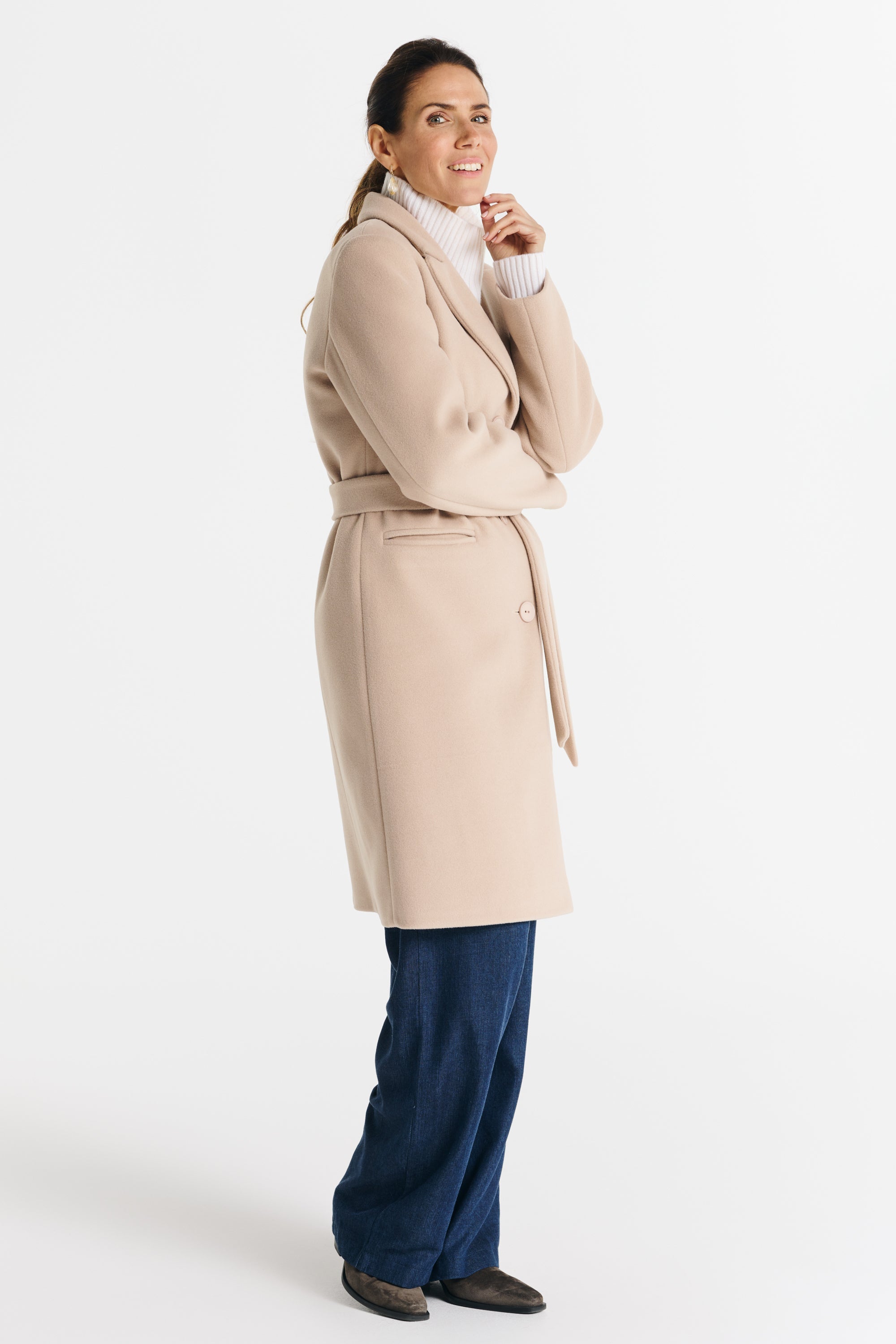MOLLIE coat beige