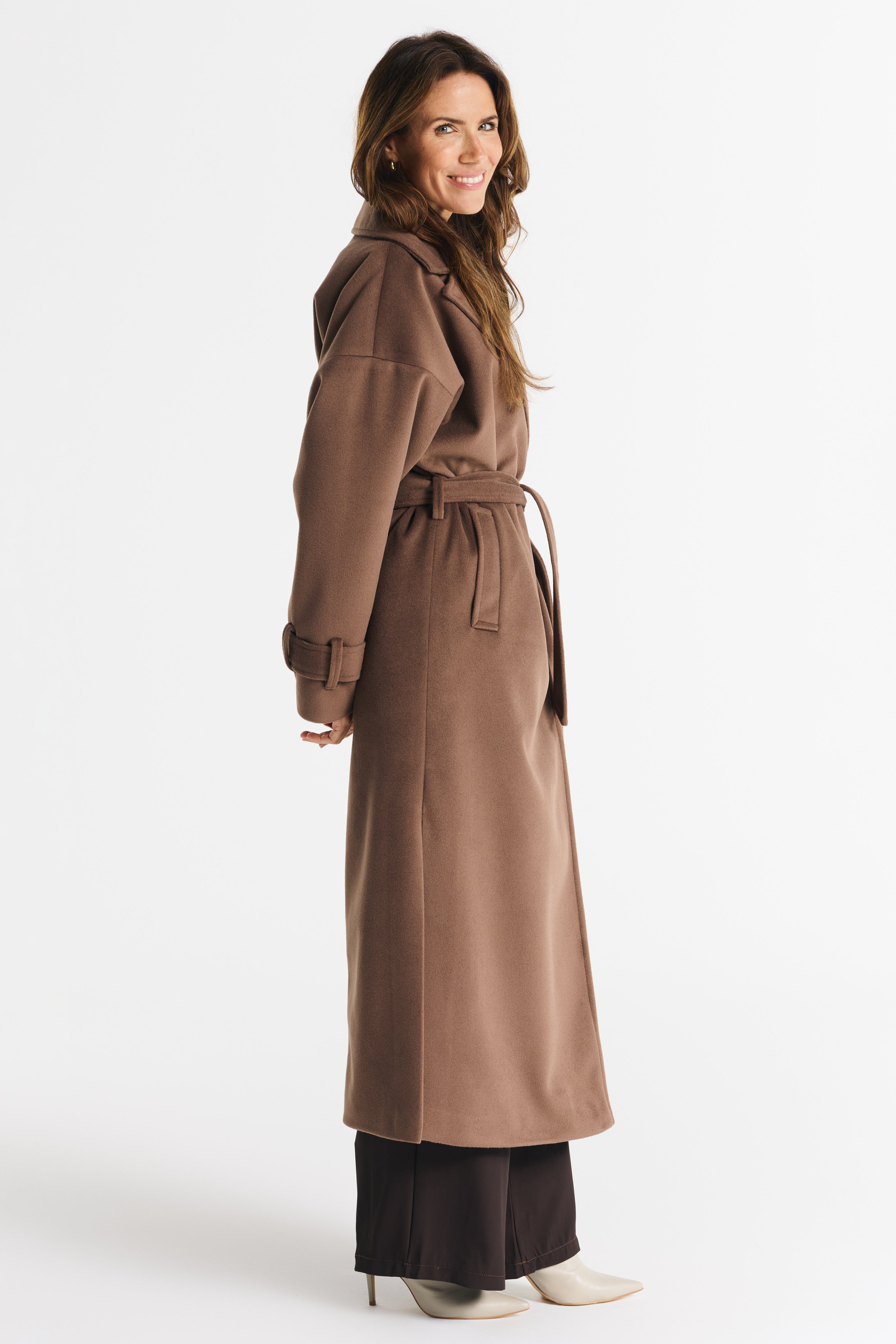 SALMA coat light chocolate