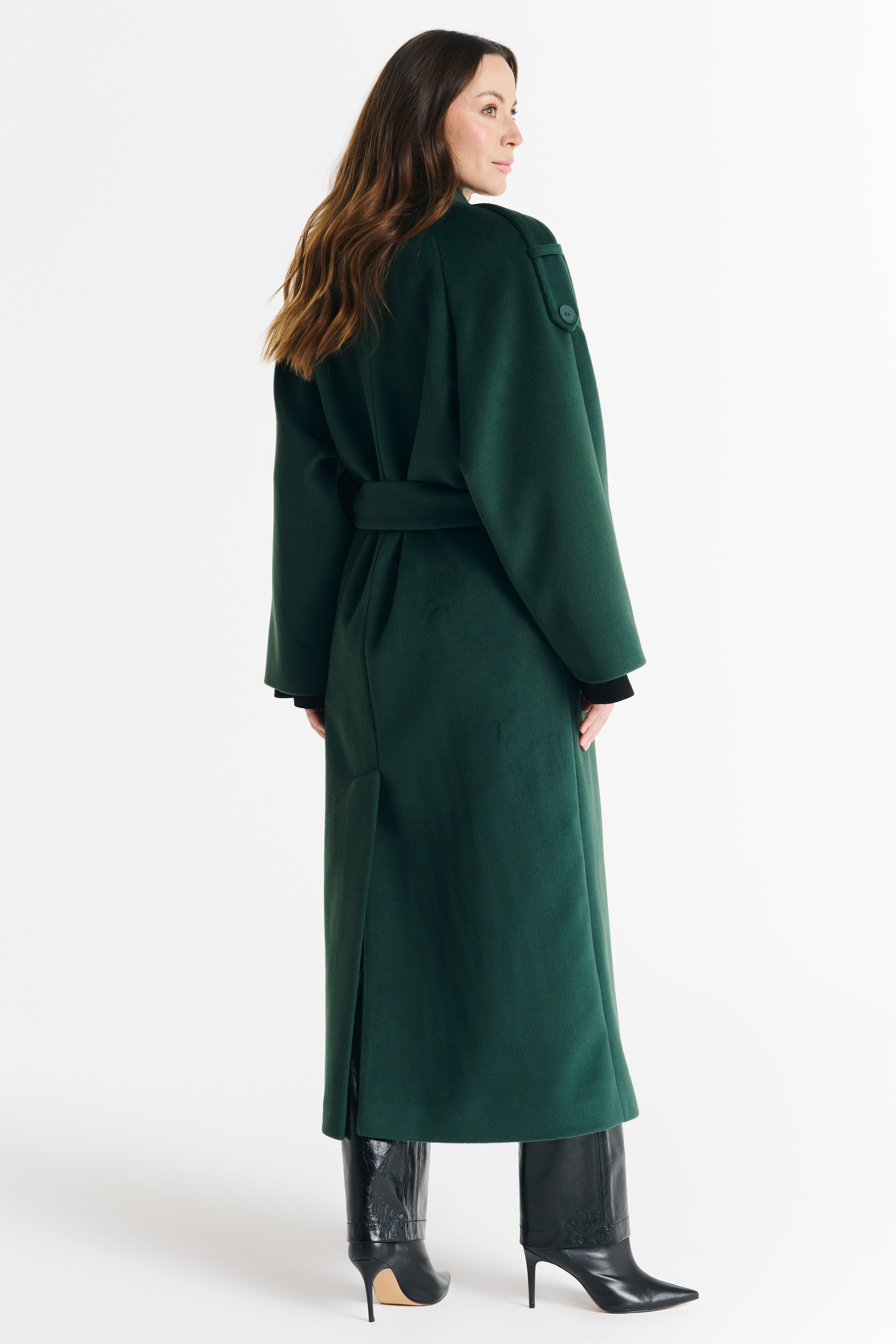 ALIANA green coat