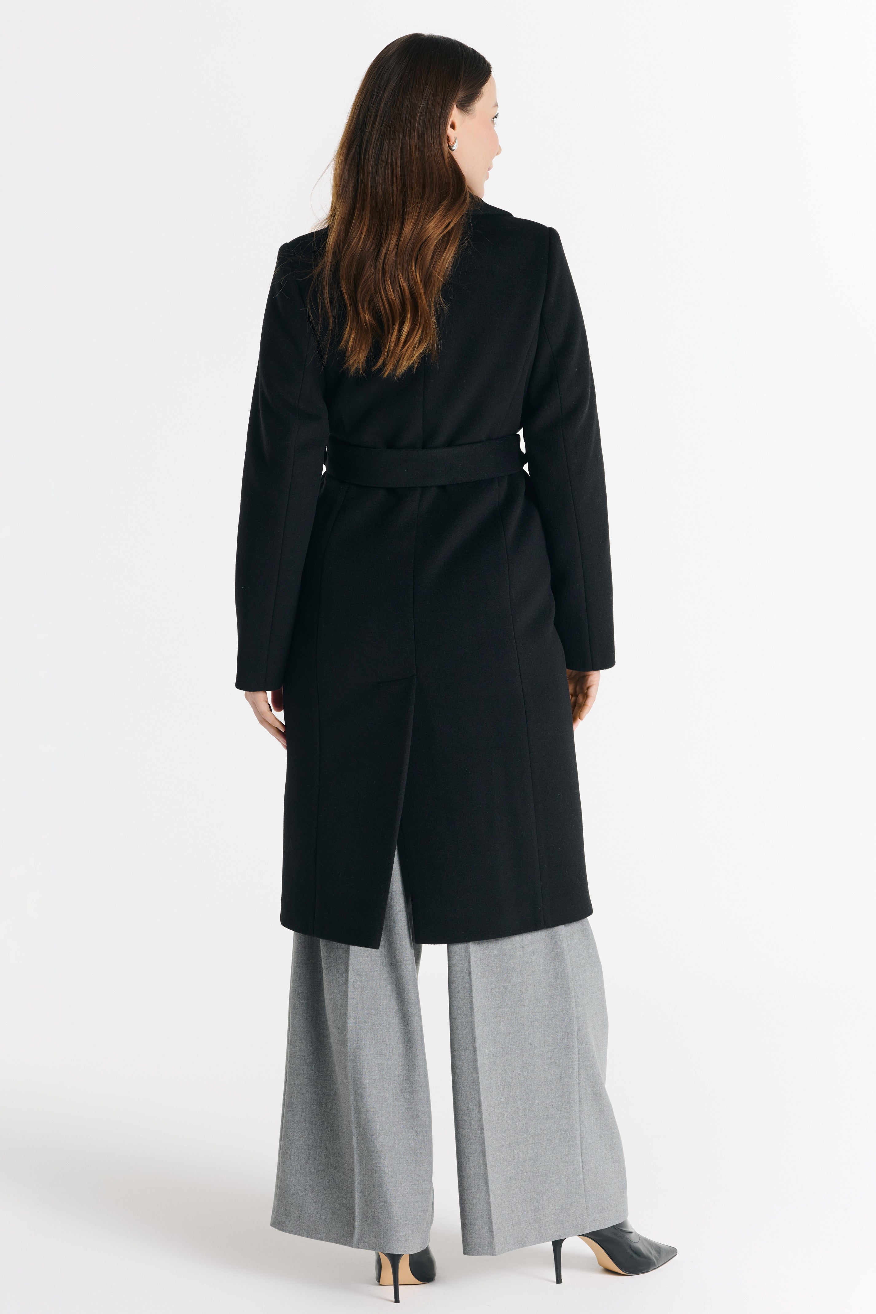 VERONA midi coat black