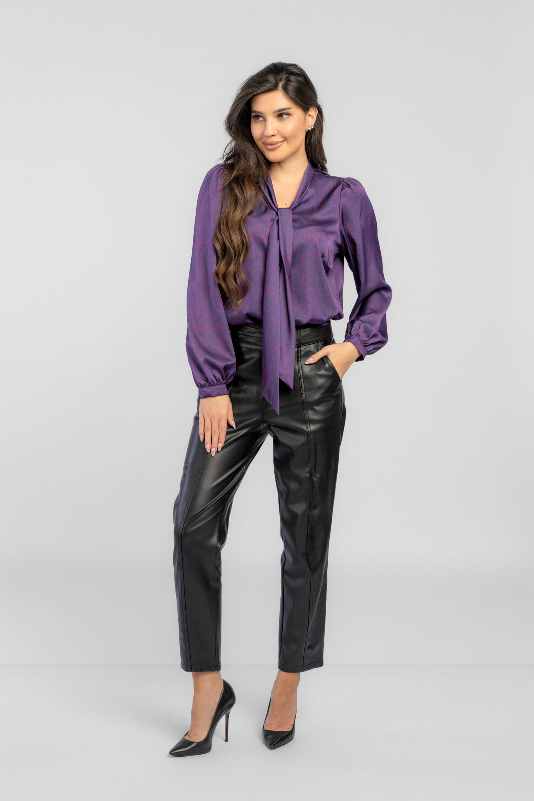 ARIA purple blouse