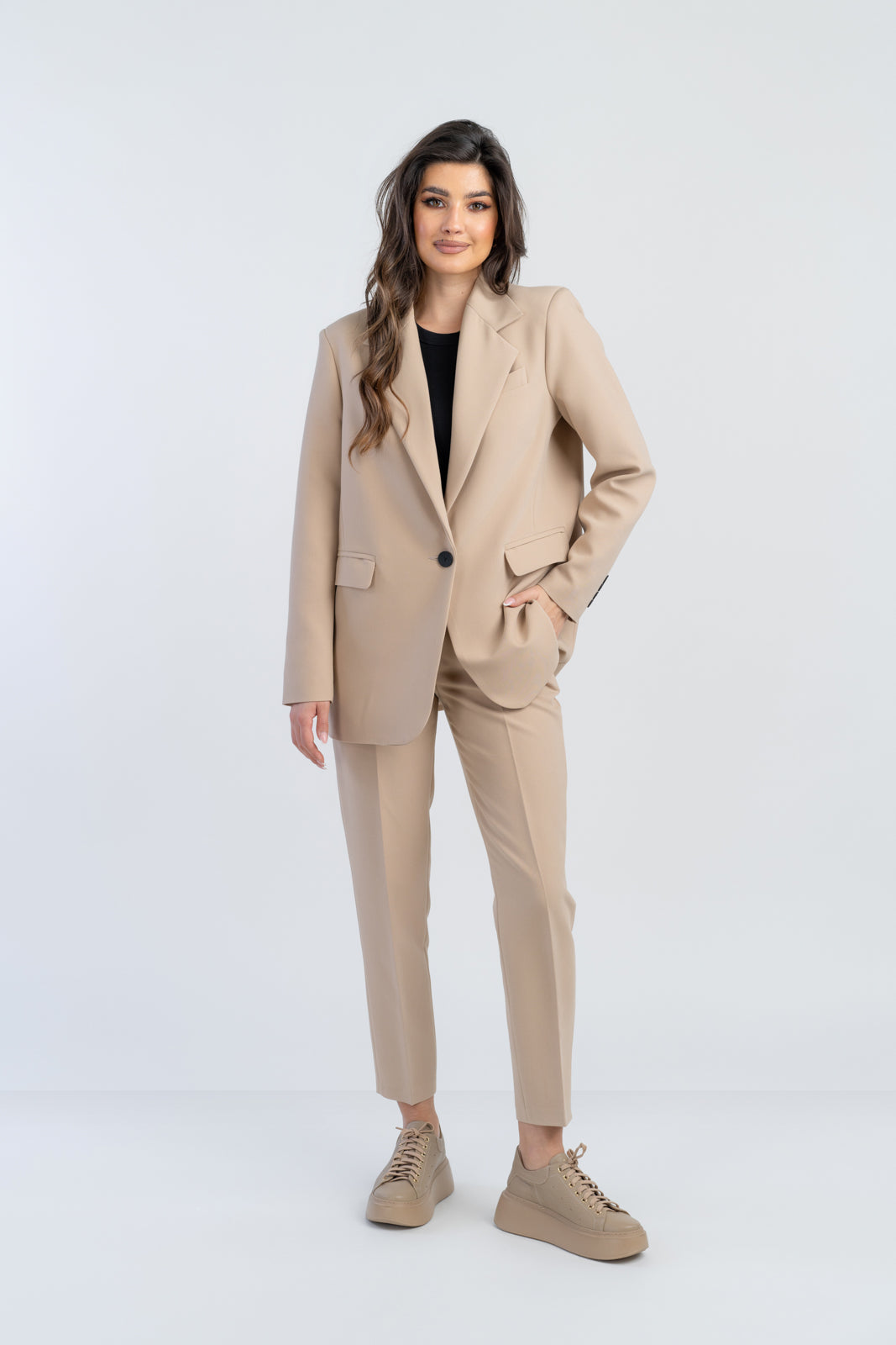 ALISON women's suit camel