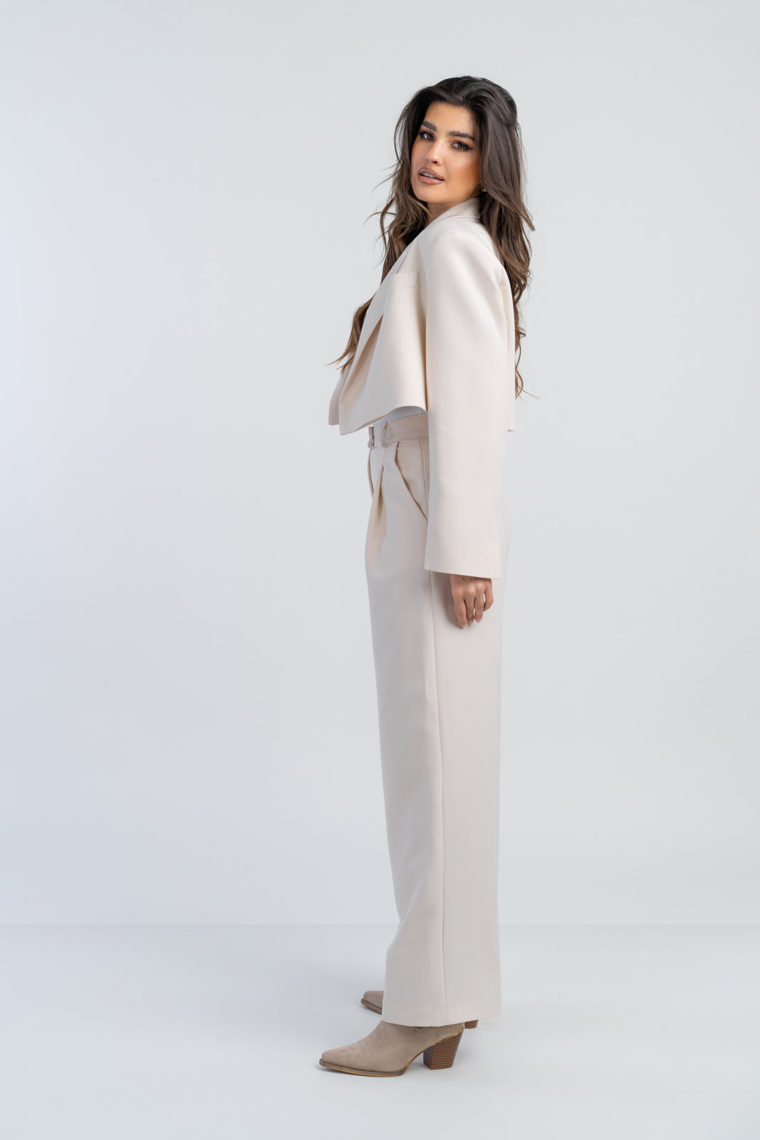 EMILY cream women's suit