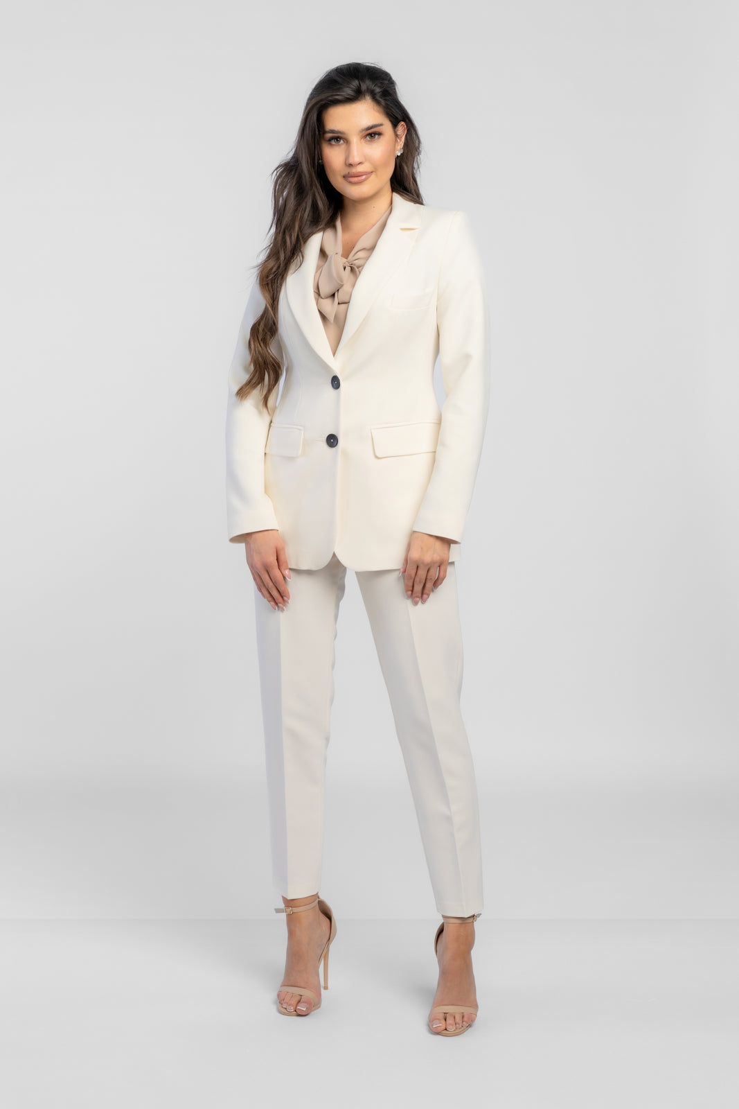 Women's suit MARTYNA cream